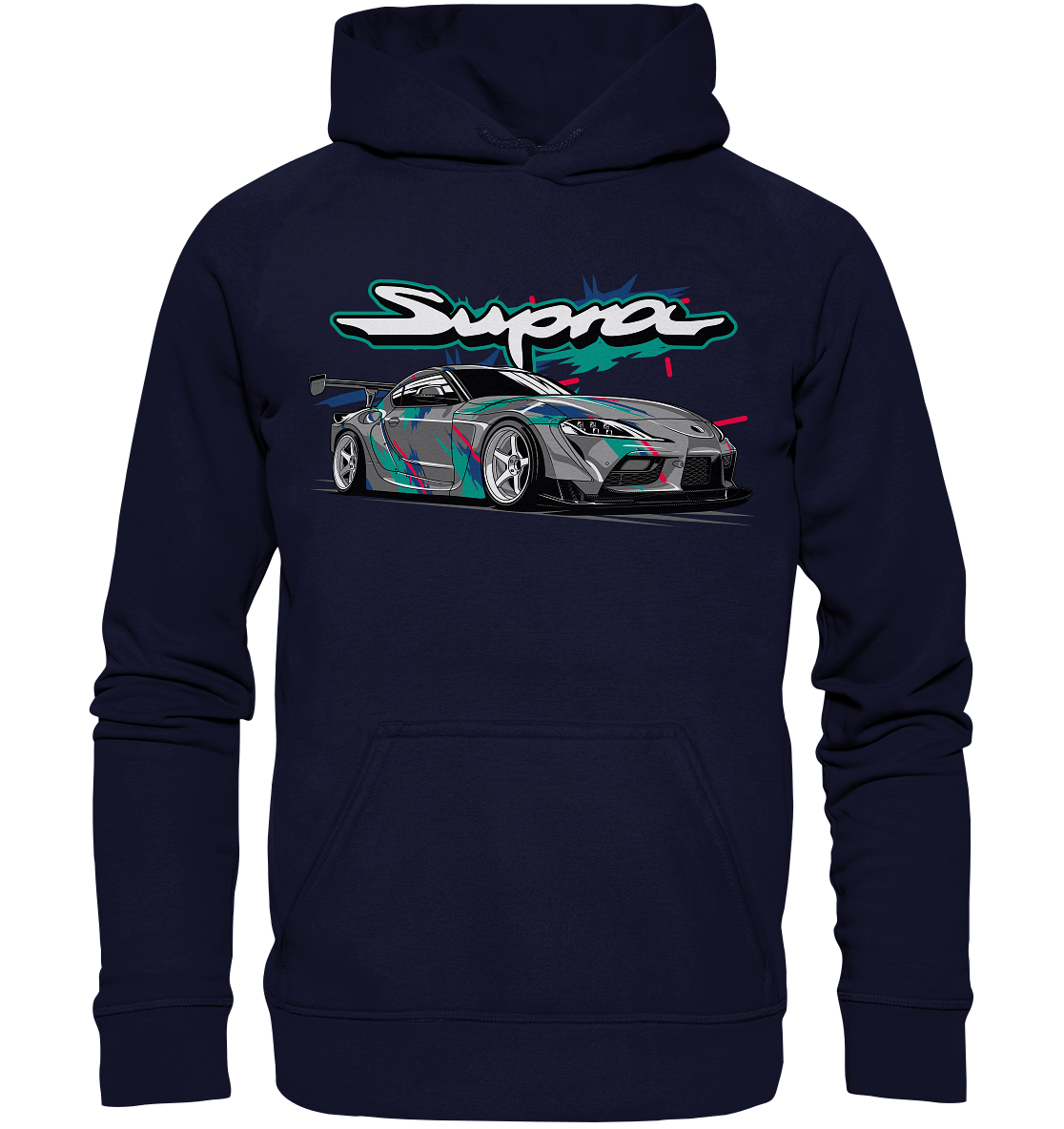 Toyota Supra MK5 - Basic Unisex Hoodie XL - MotoMerch.de