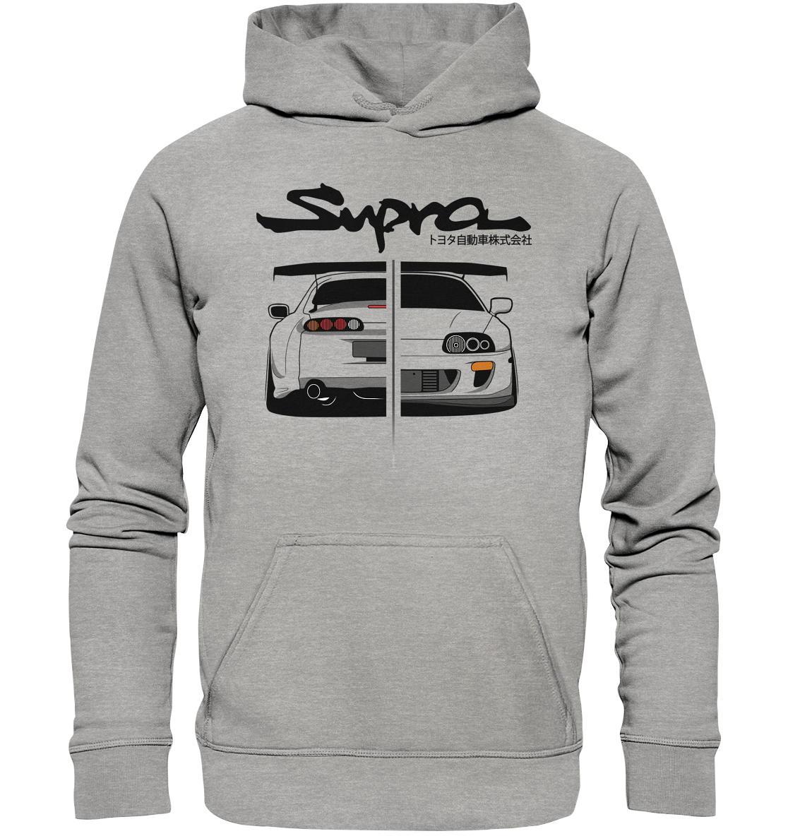 Toyota Supra MKIV Twoface - Basic Unisex Hoodie - MotoMerch.de