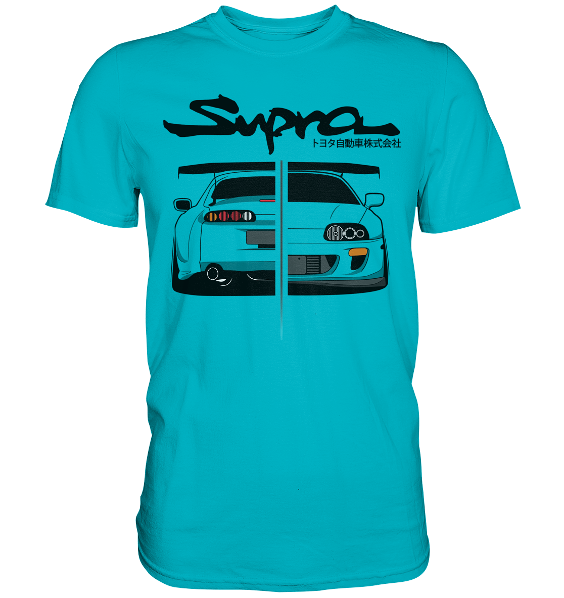 Toyota Supra MKIV Twoface - Premium Shirt - MotoMerch.de