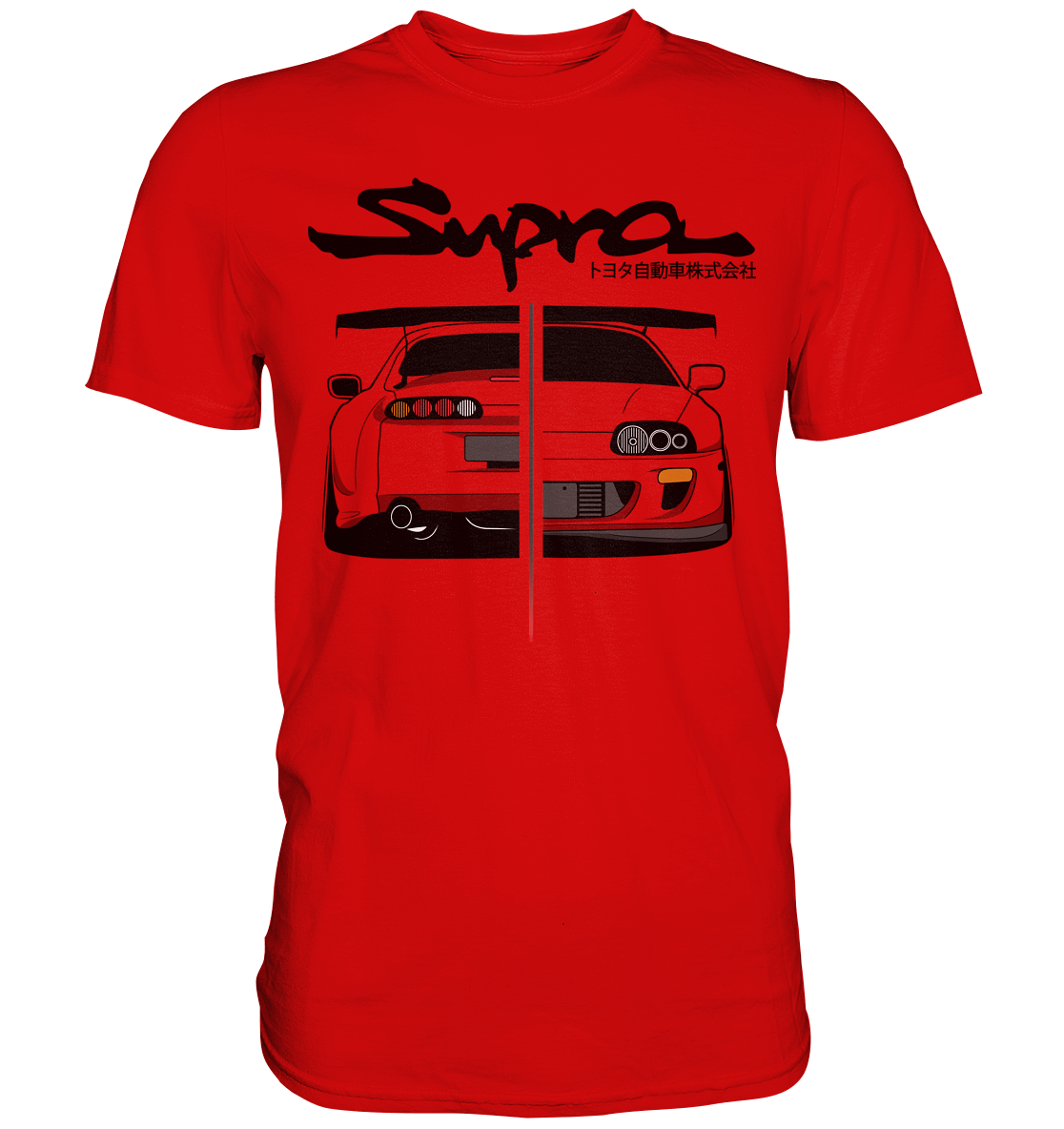 Toyota Supra MKIV Twoface - Premium Shirt - MotoMerch.de