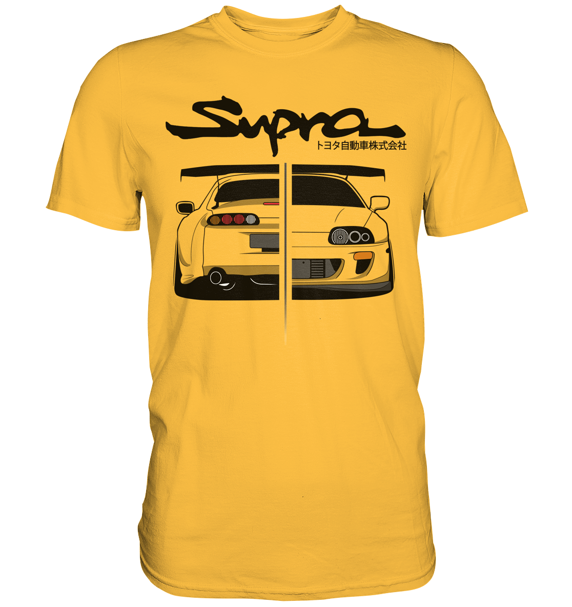 Toyota Supra MKIV Twoface - Premium Shirt - MotoMerch.de