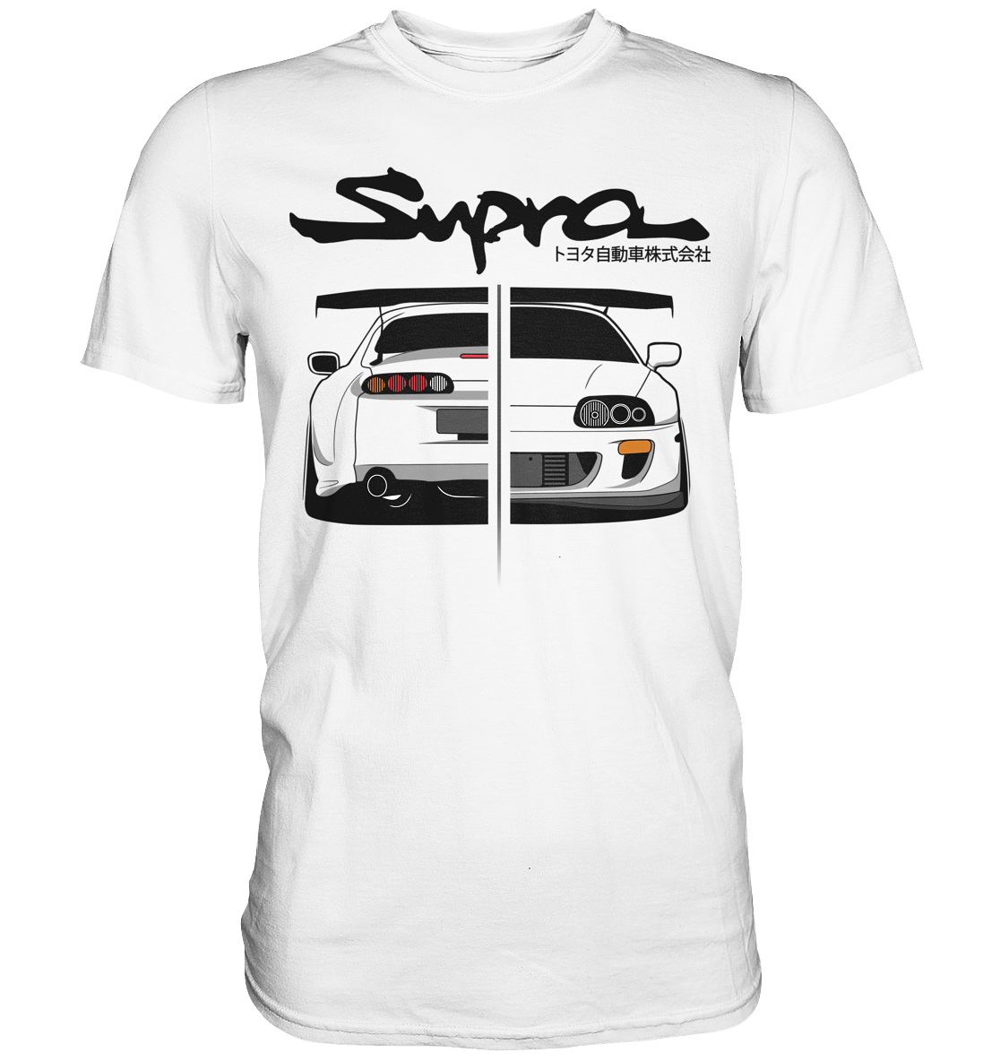 Toyota Supra MKIV Twoface - Premium Shirt - MotoMerch.de