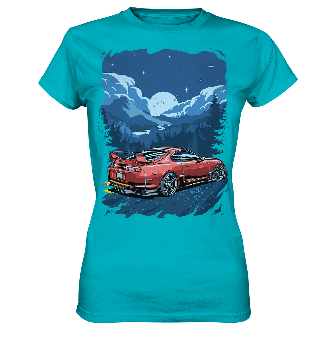 Toyota Supra Nightride - Ladies Premium Shirt - MotoMerch.de