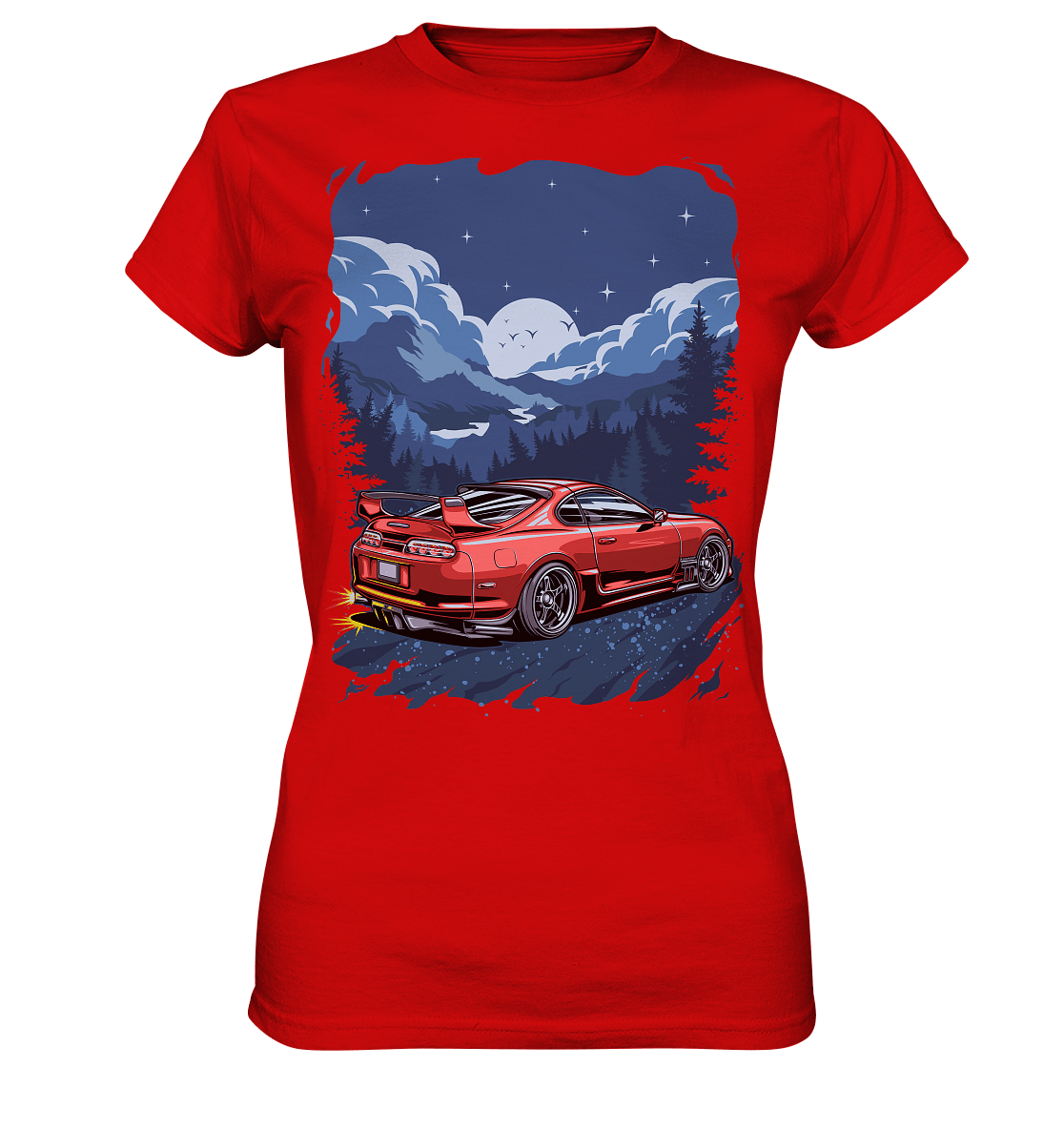 Toyota Supra Nightride - Ladies Premium Shirt - MotoMerch.de