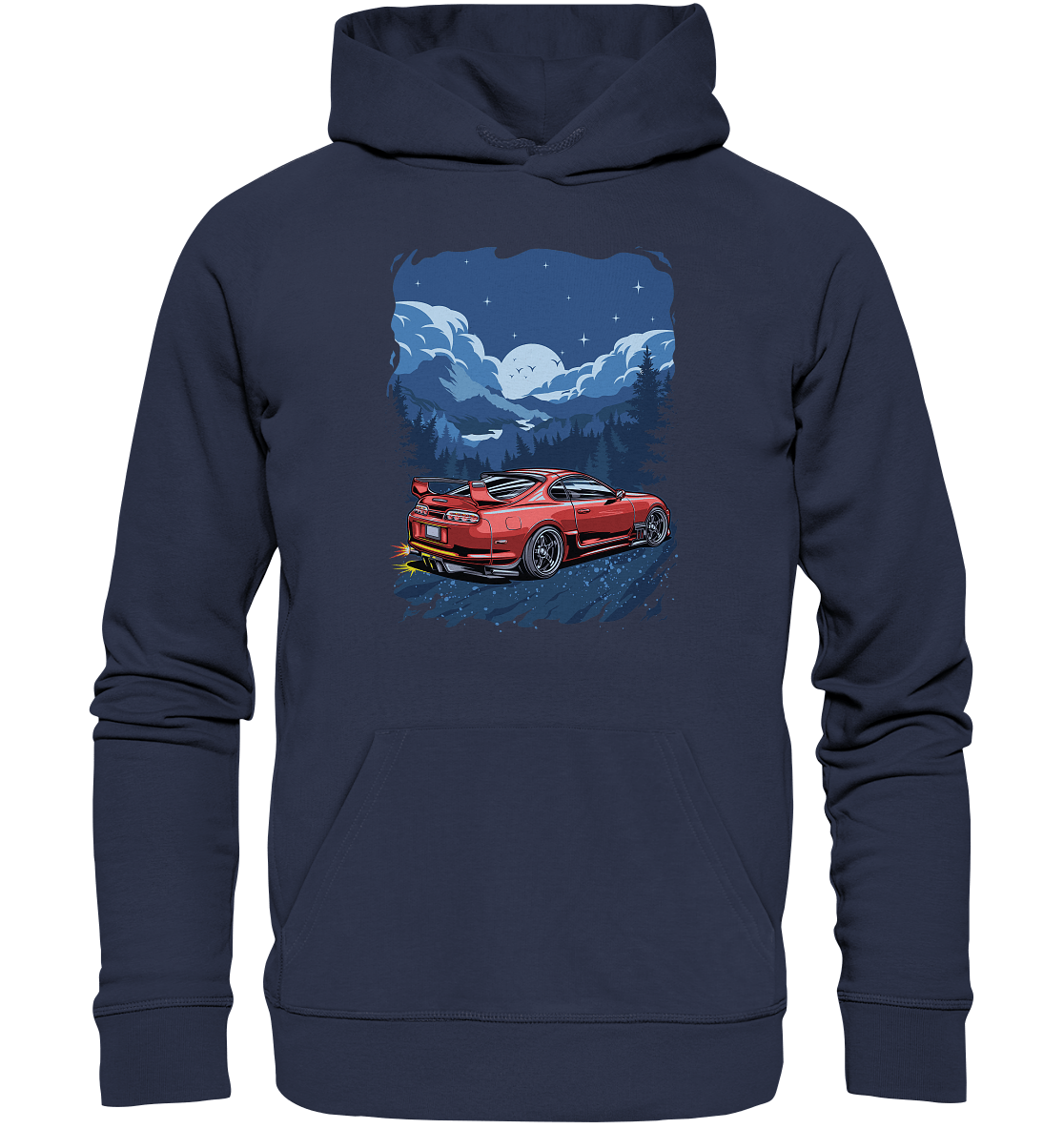 Toyota Supra Nightride - Premium Unisex Hoodie - MotoMerch.de