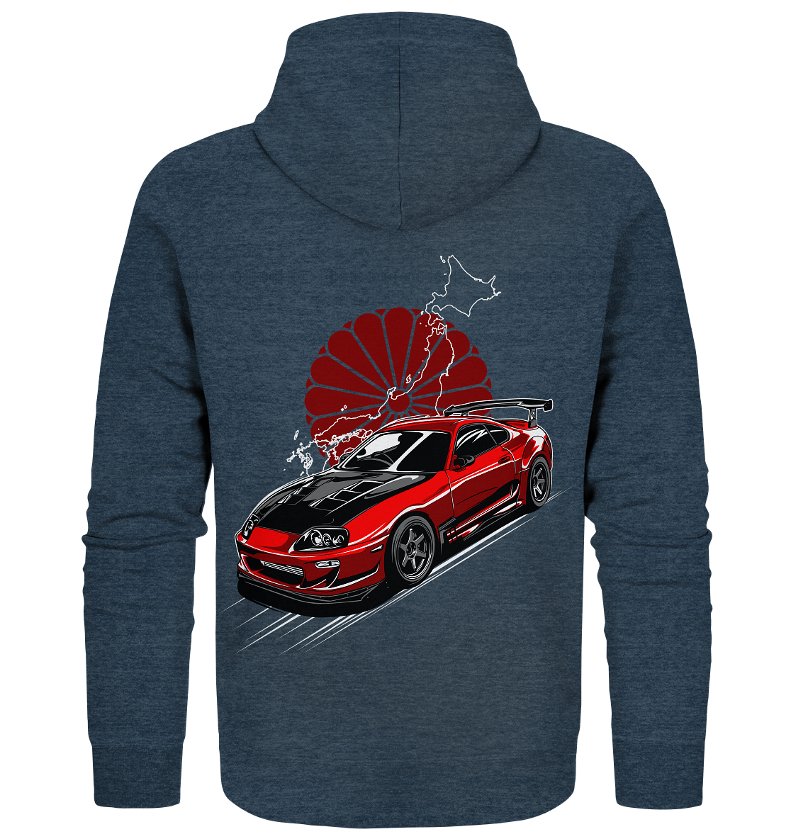 Toyota Supra - Organic Zipper - MotoMerch.de