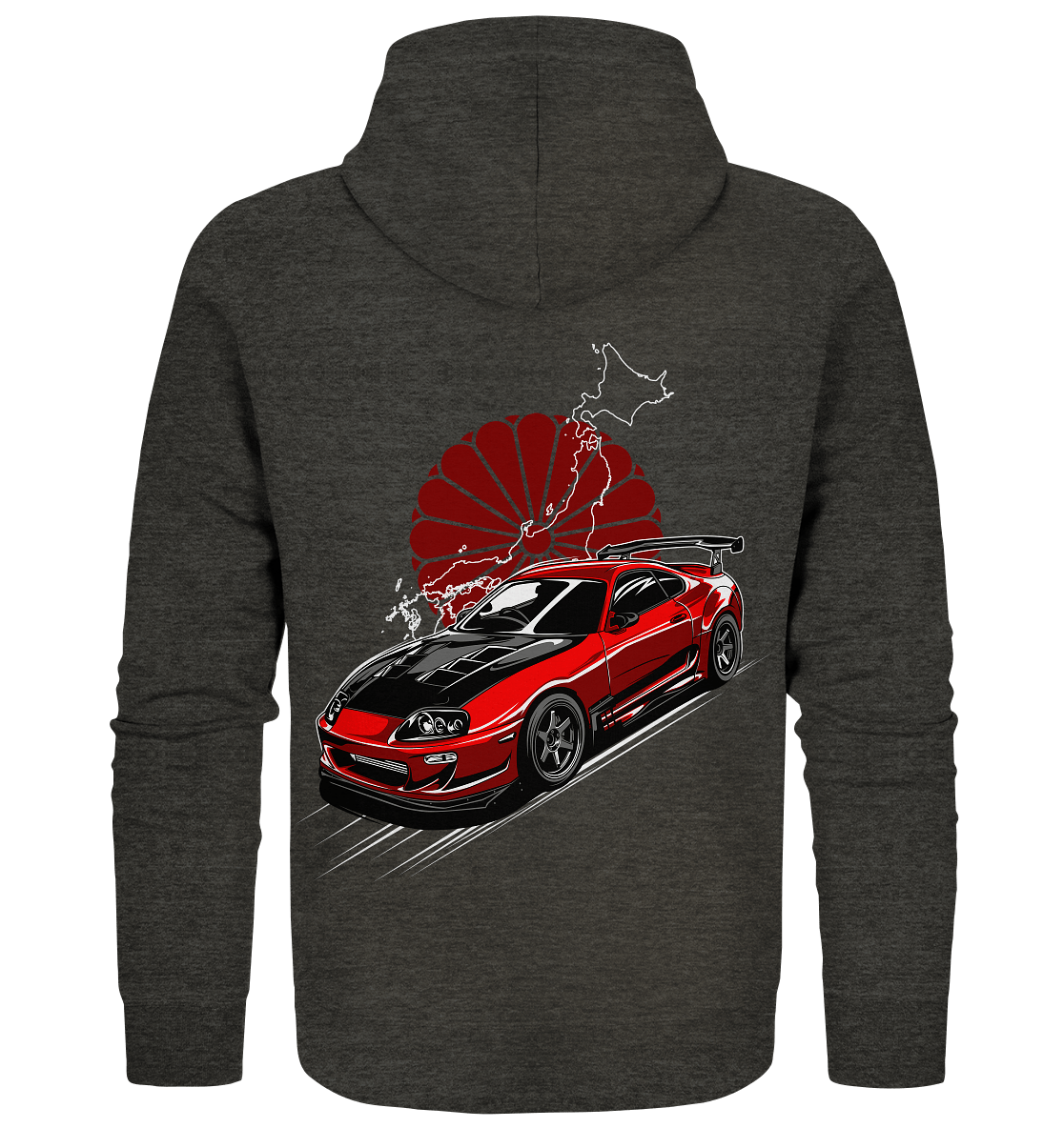 Toyota Supra - Organic Zipper - MotoMerch.de