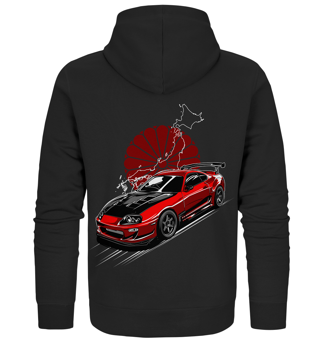 Toyota Supra - Organic Zipper - MotoMerch.de