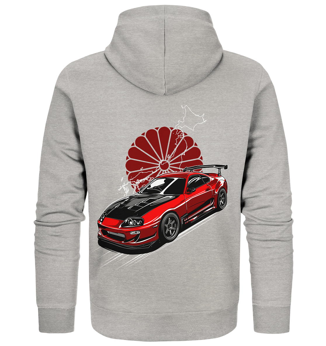 Toyota Supra - Organic Zipper - MotoMerch.de