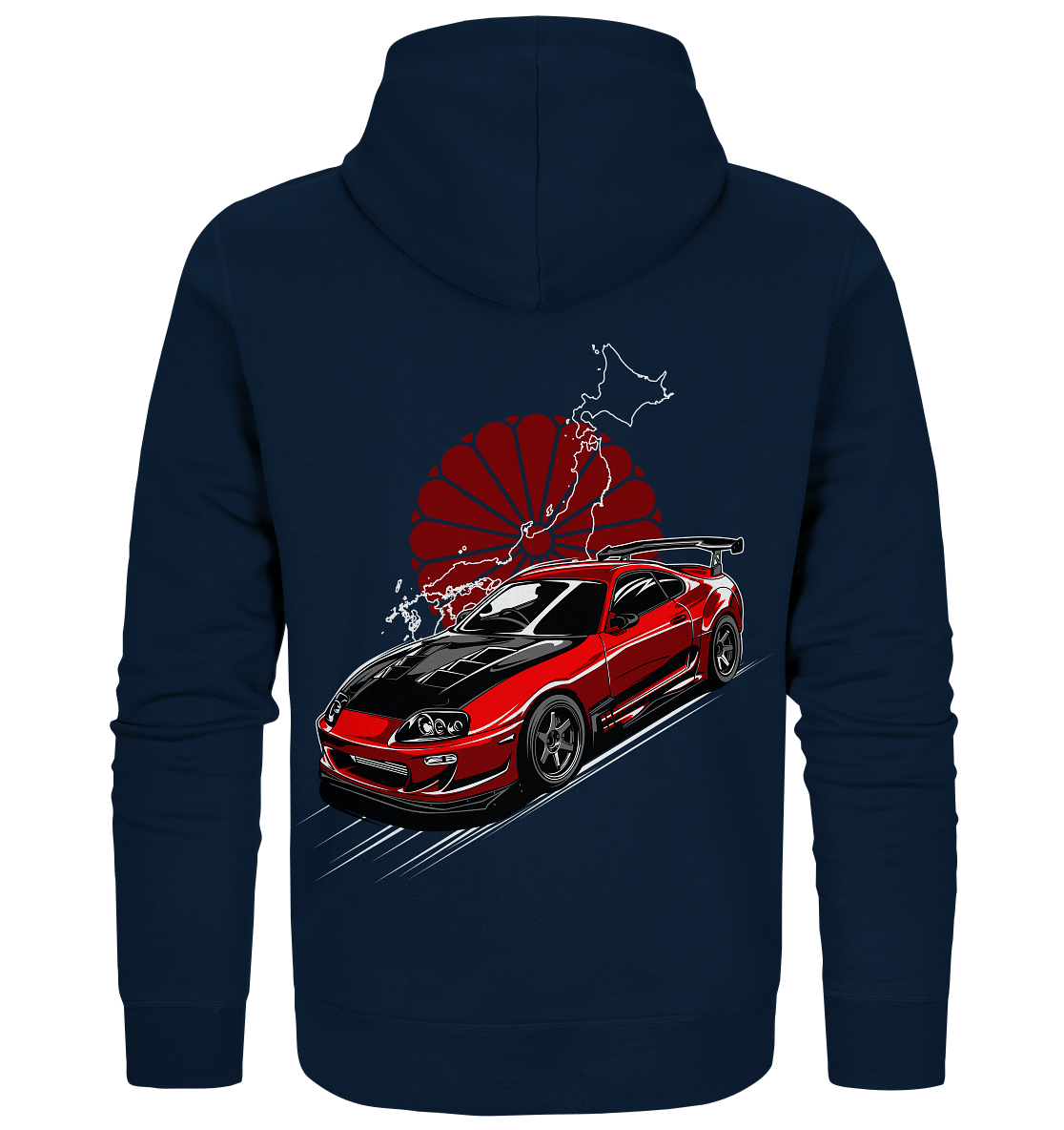 Toyota Supra - Organic Zipper - MotoMerch.de