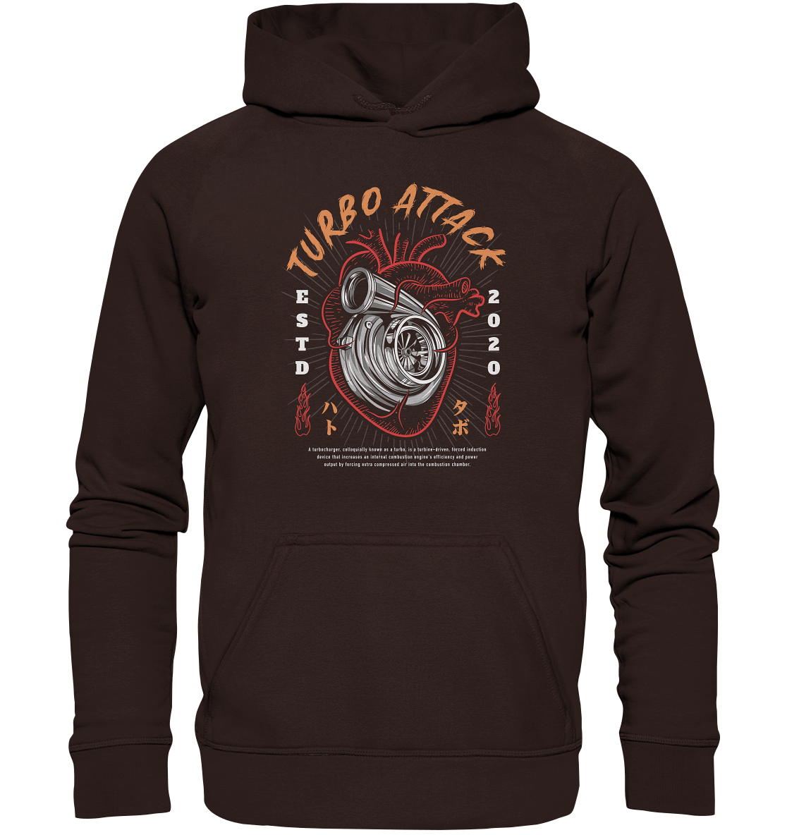 Turbo Attack - Basic Unisex Hoodie - MotoMerch.de