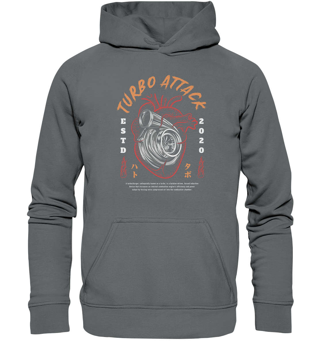 Turbo Attack - Basic Unisex Hoodie - MotoMerch.de