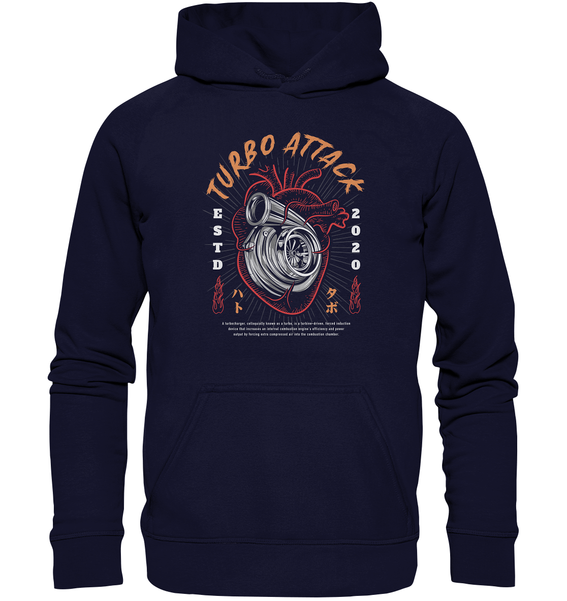 Turbo Attack - Basic Unisex Hoodie - MotoMerch.de