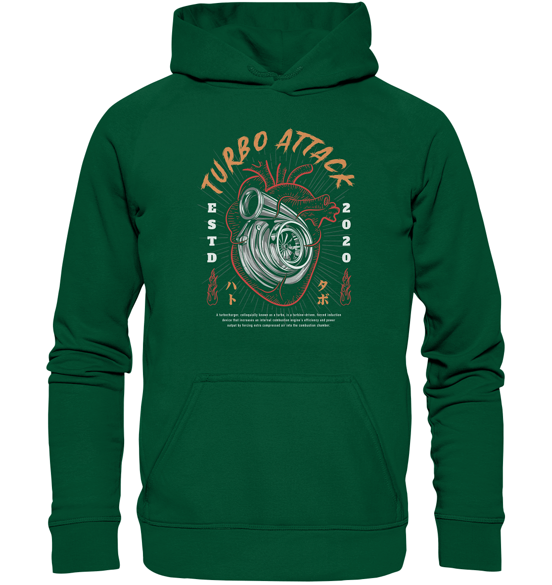 Turbo Attack - Basic Unisex Hoodie - MotoMerch.de