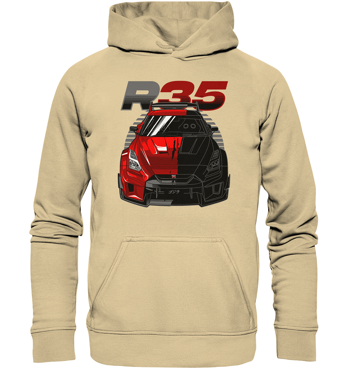 TwoFace Nissan R35 GT-R - Basic Unisex Hoodie - MotoMerch.de