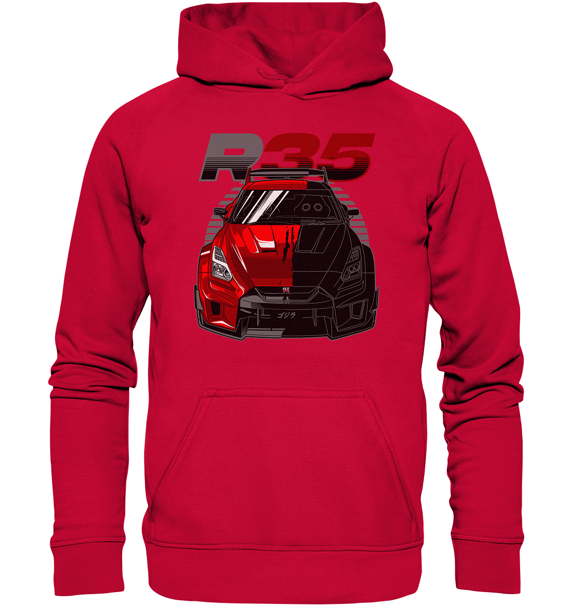 TwoFace Nissan R35 GT-R - Basic Unisex Hoodie - MotoMerch.de