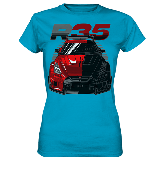 TwoFace Nissan R35 GT-R - Ladies Premium Shirt - MotoMerch.de