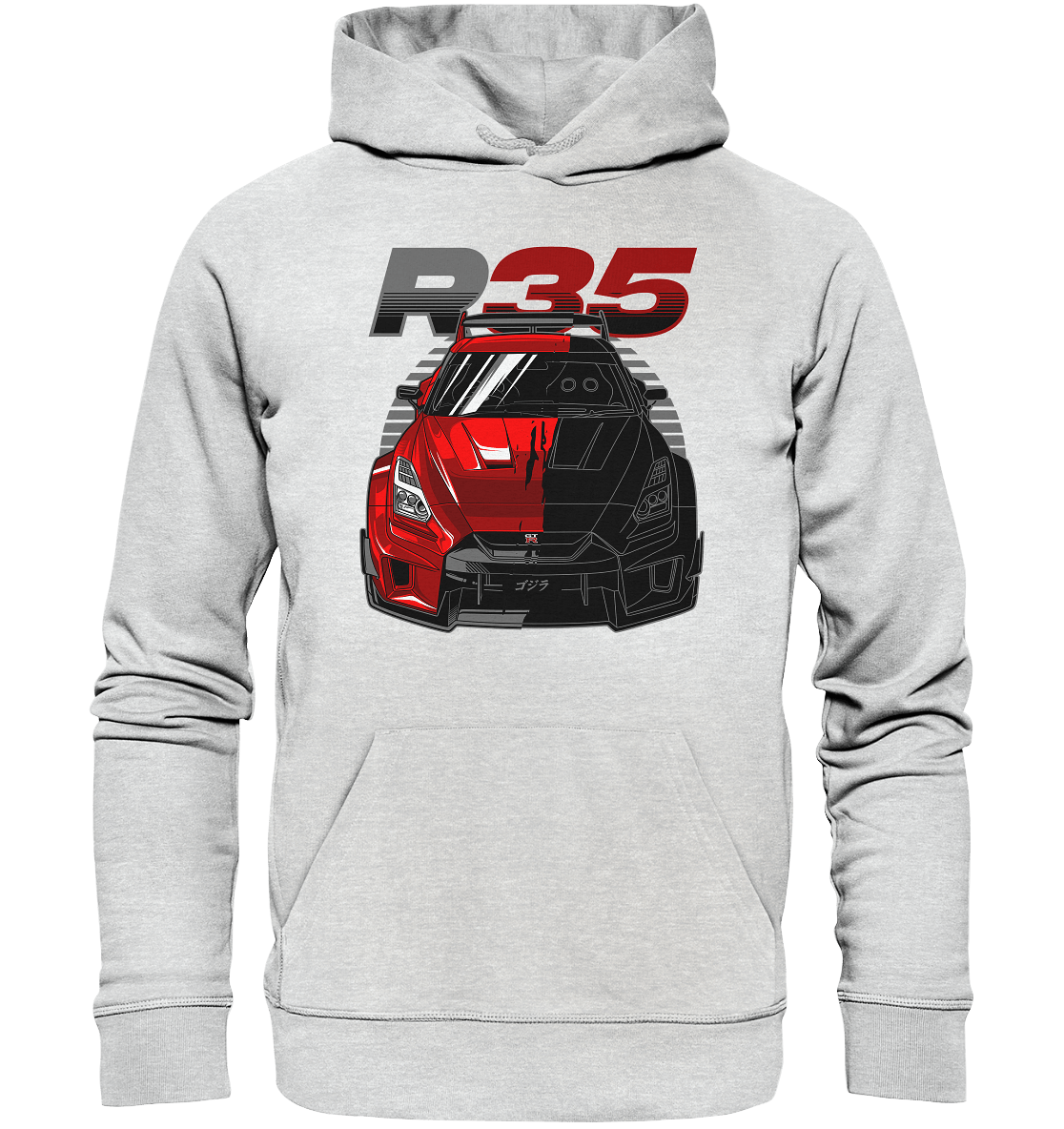 TwoFace Nissan R35 GT-R - Premium Unisex Hoodie - MotoMerch.de