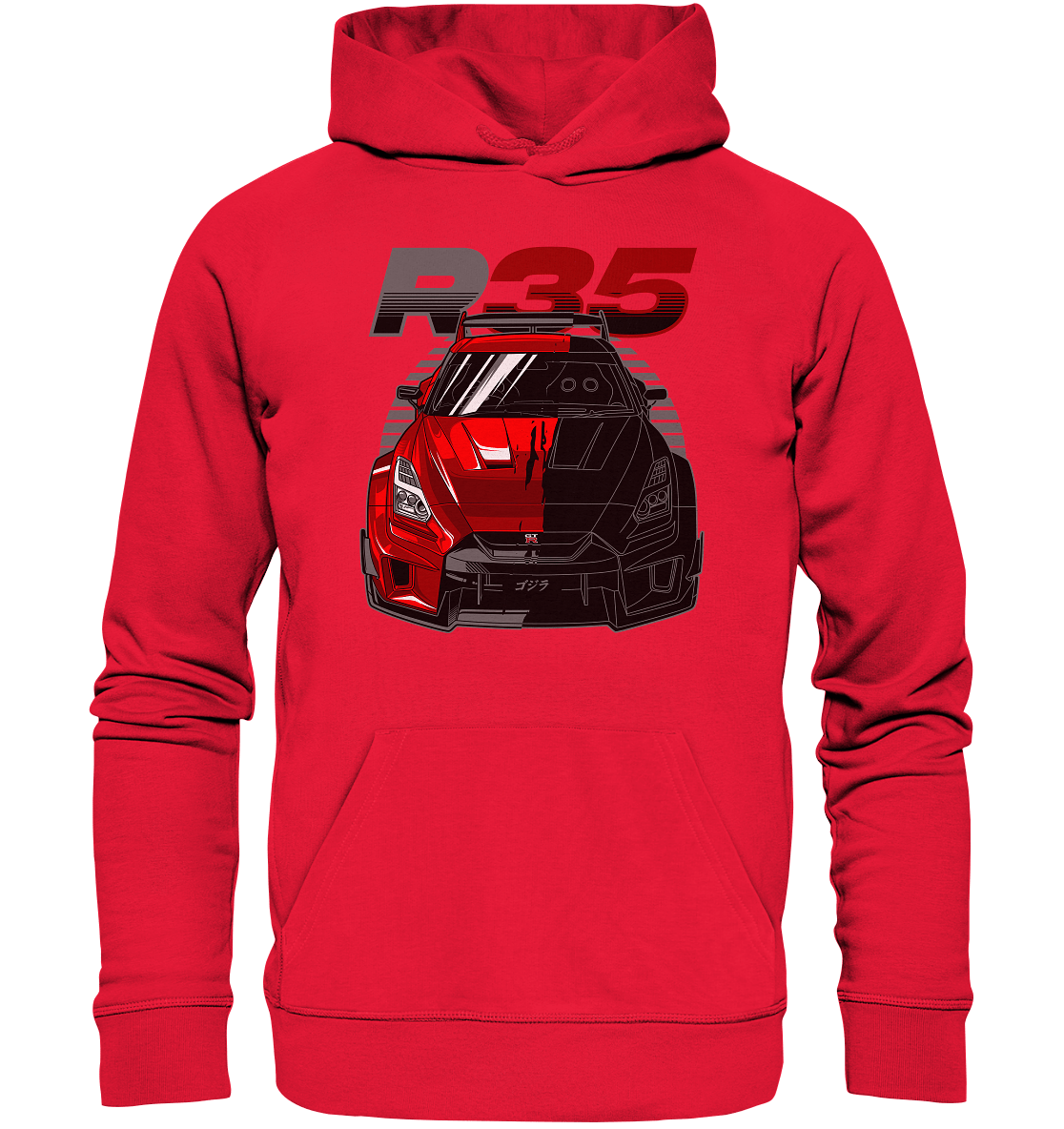 TwoFace Nissan R35 GT-R - Premium Unisex Hoodie - MotoMerch.de