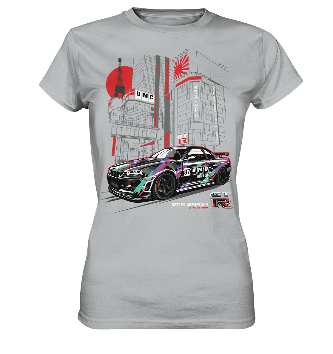 UMC Nissan Skyline R34 GT-R - Ladies Premium Shirt - MotoMerch.de