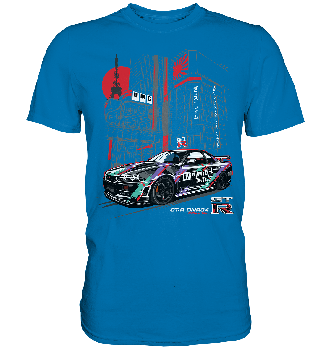 UMC Nissan Skyline R34 GT-R - Premium Shirt - MotoMerch.de