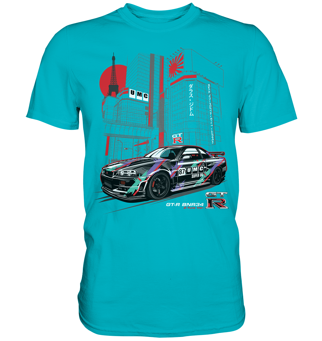 UMC Nissan Skyline R34 GT-R - Premium Shirt - MotoMerch.de
