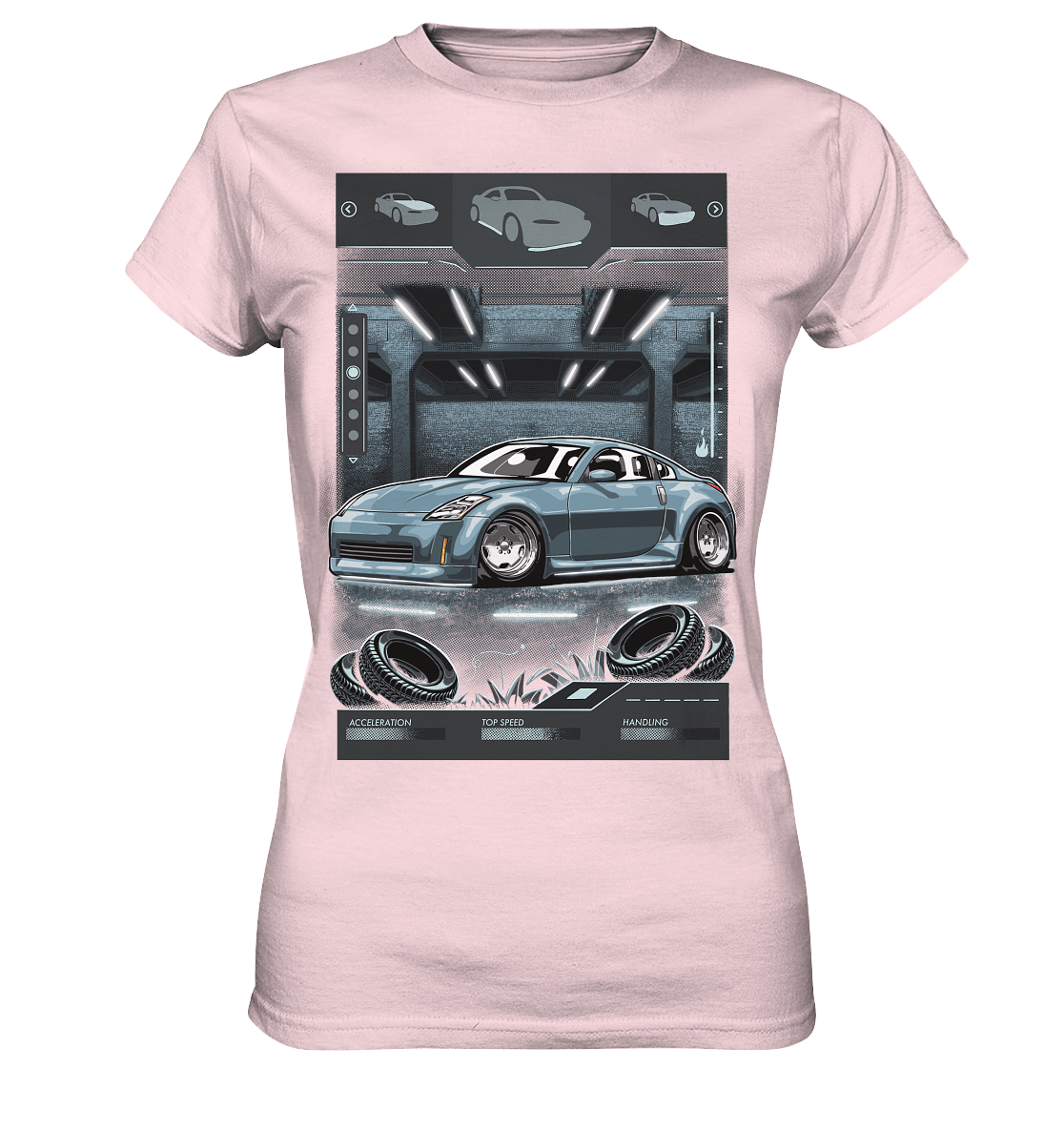 Underground Nissan 350Z - Ladies Premium Shirt - MotoMerch.de