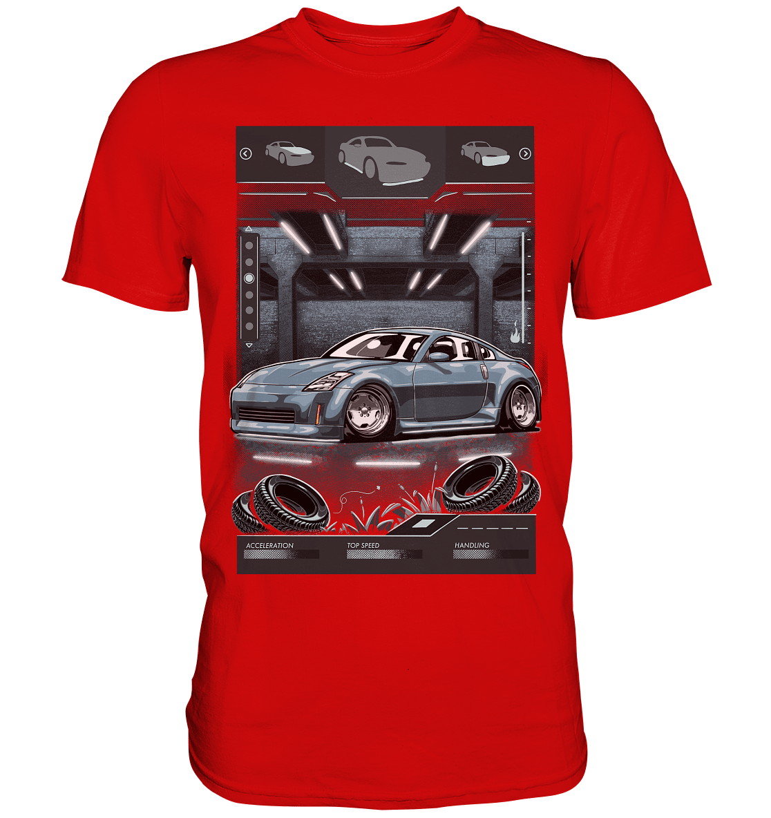 Underground Nissan 350Z - Premium Shirt - MotoMerch.de