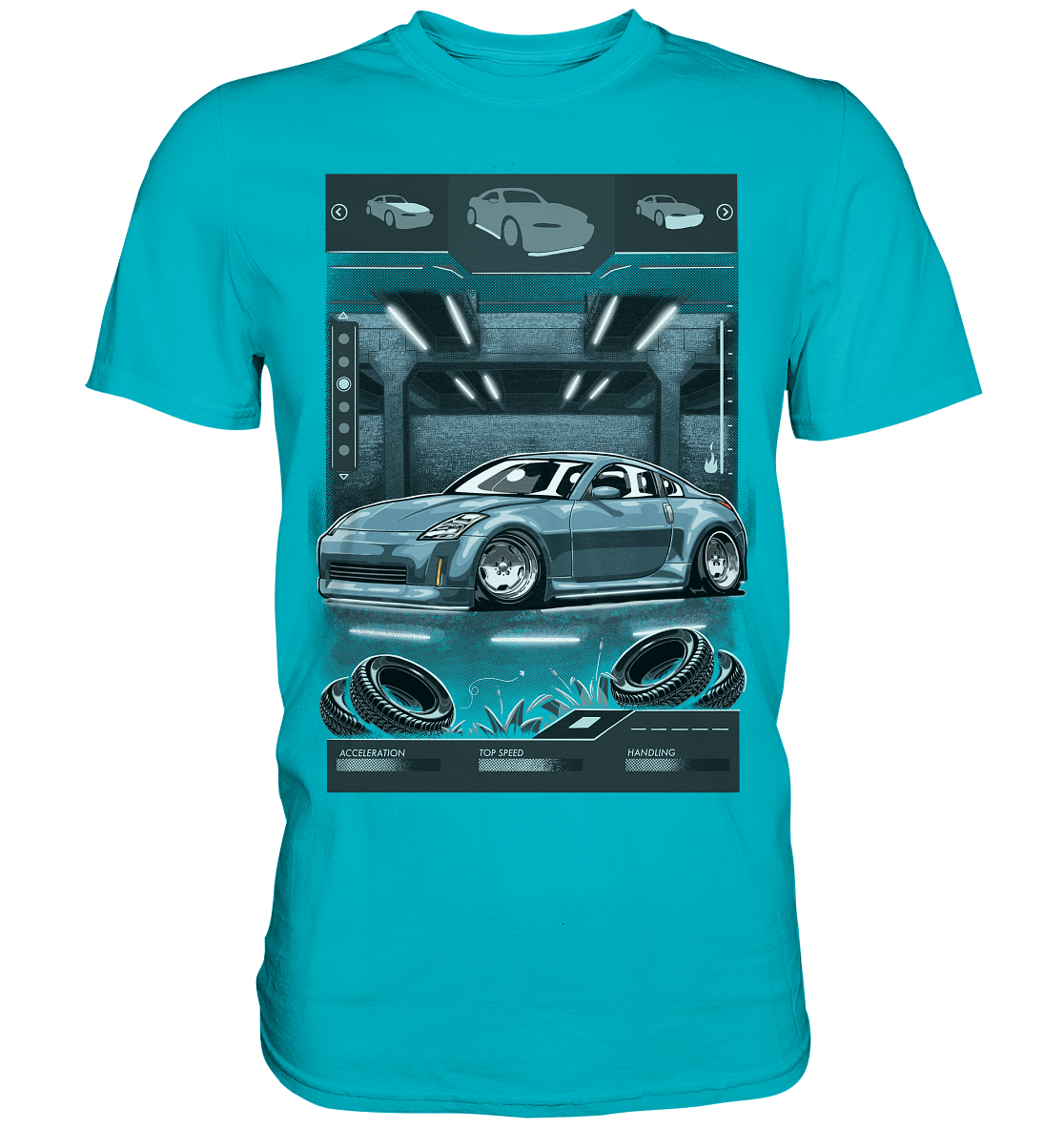 Underground Nissan 350Z - Premium Shirt - MotoMerch.de