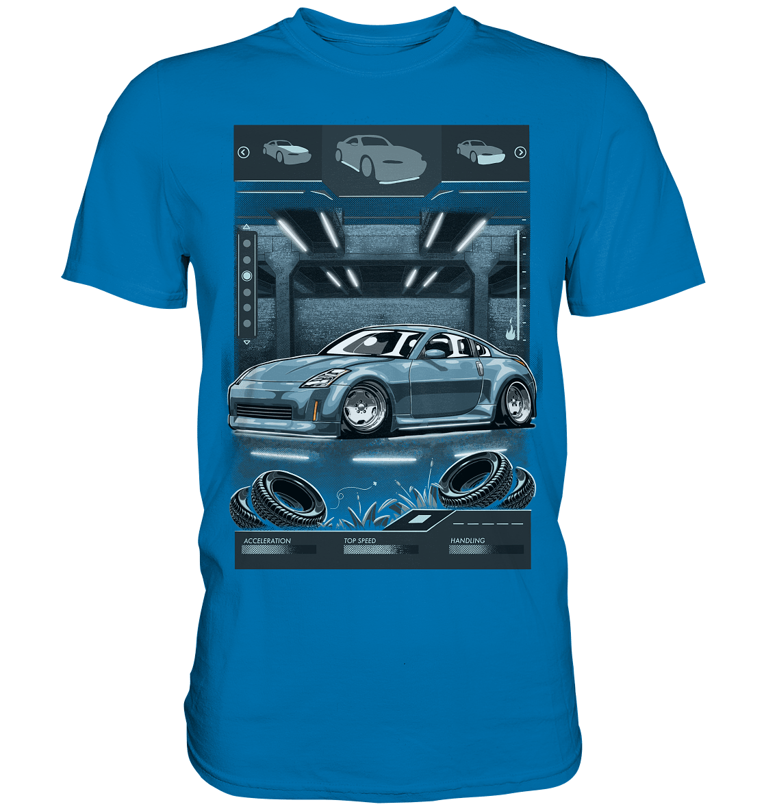 Underground Nissan 350Z - Premium Shirt - MotoMerch.de