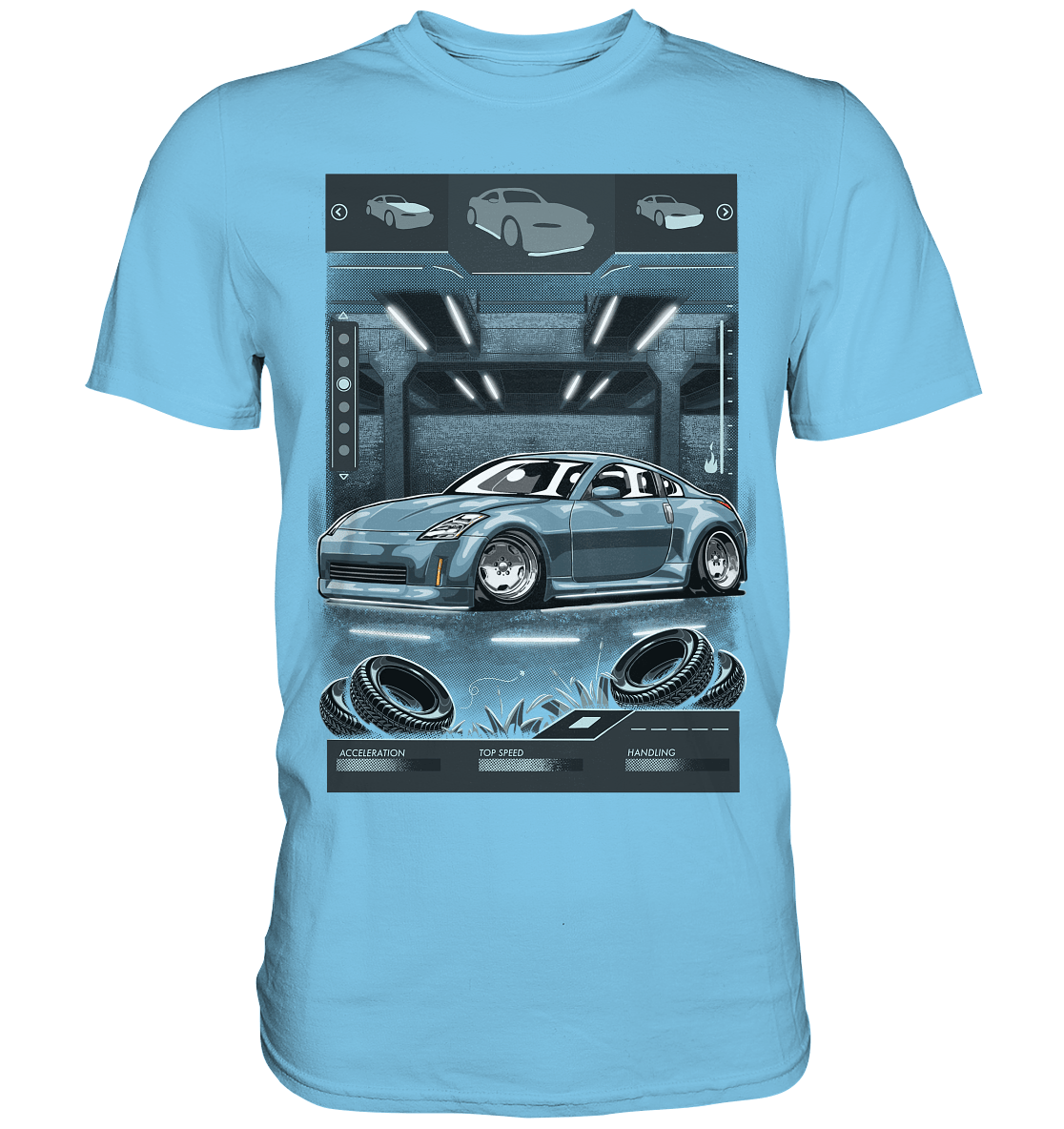 Underground Nissan 350Z - Premium Shirt - MotoMerch.de