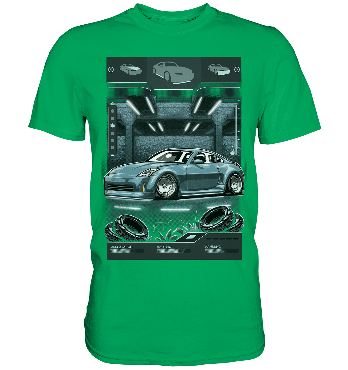 Underground Nissan 350Z - Premium Shirt - MotoMerch.de