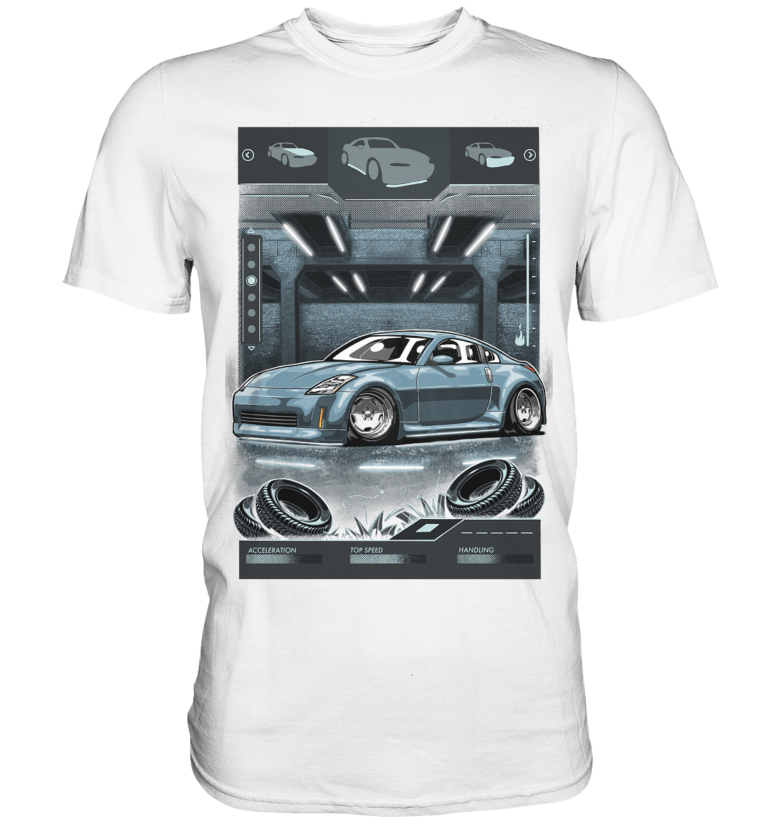 Underground Nissan 350Z - Premium Shirt - MotoMerch.de