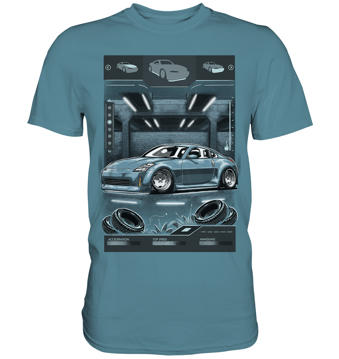 Underground Nissan 350Z - Premium Shirt - MotoMerch.de