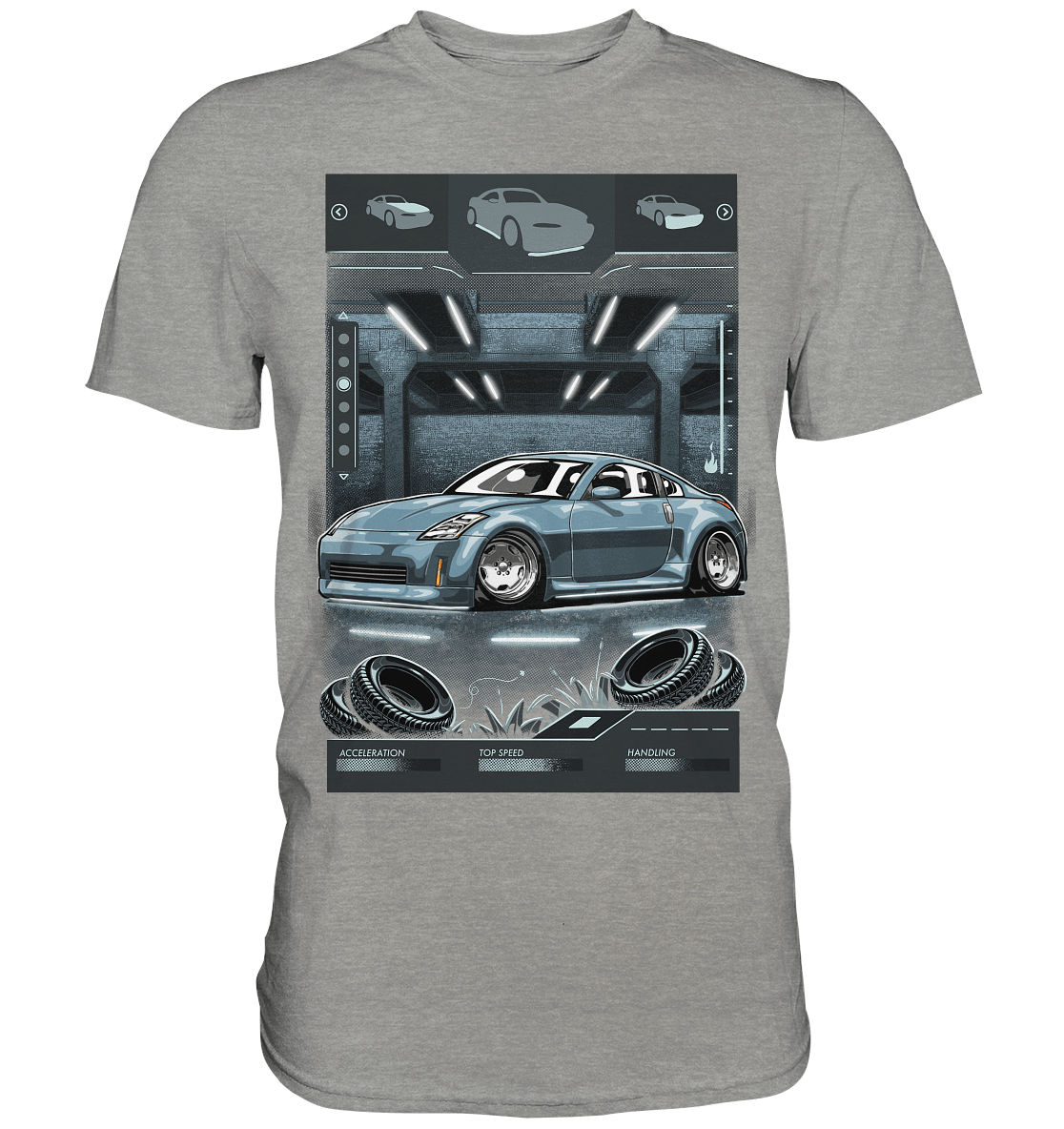 Underground Nissan 350Z - Premium Shirt - MotoMerch.de