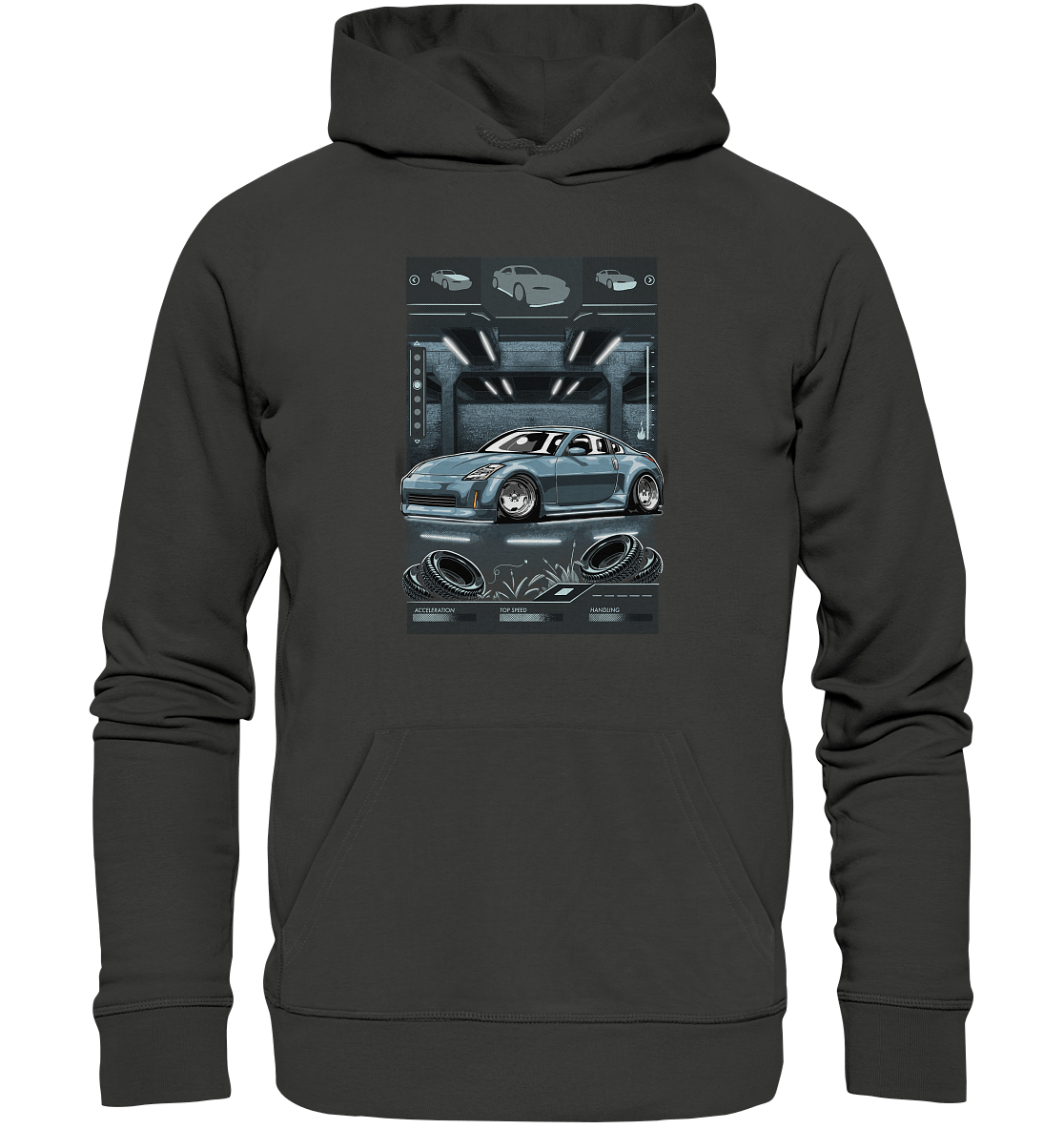 Underground Nissan 350Z - Premium Unisex Hoodie - MotoMerch.de