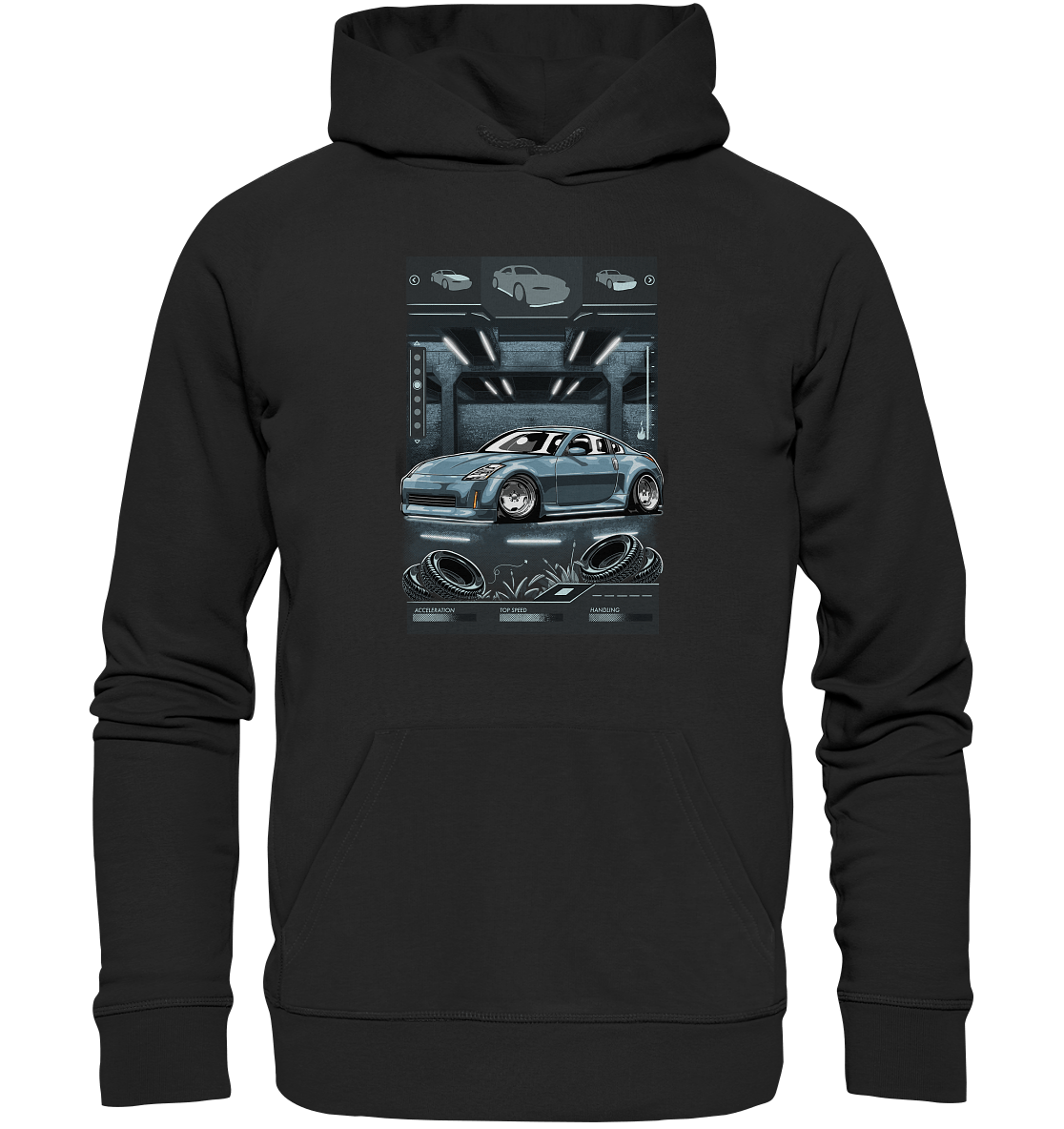 Underground Nissan 350Z - Premium Unisex Hoodie - MotoMerch.de