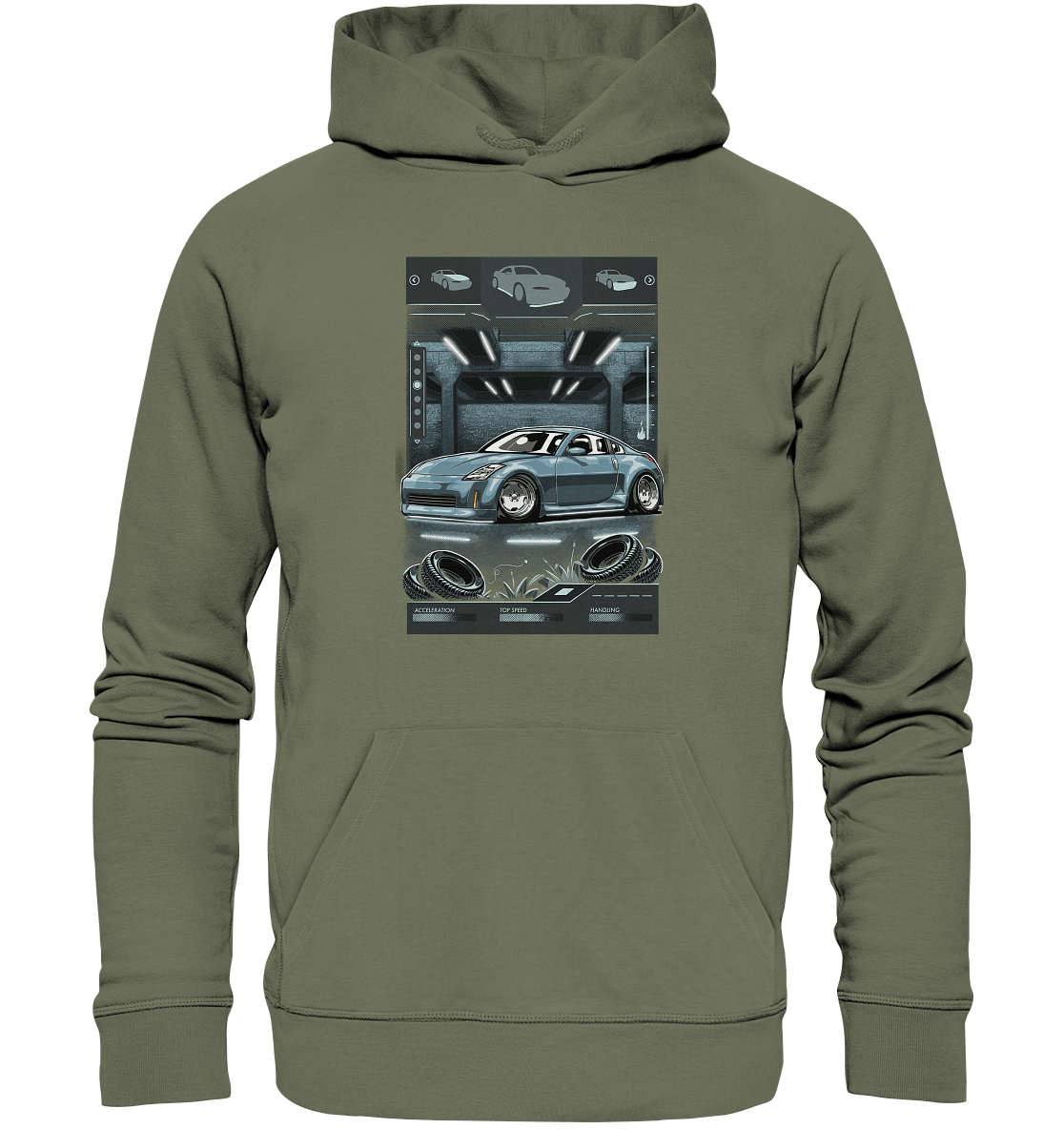 Underground Nissan 350Z - Premium Unisex Hoodie - MotoMerch.de