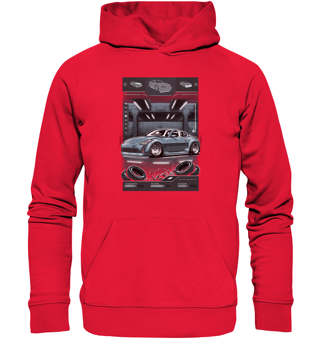 Underground Nissan 350Z - Premium Unisex Hoodie - MotoMerch.de