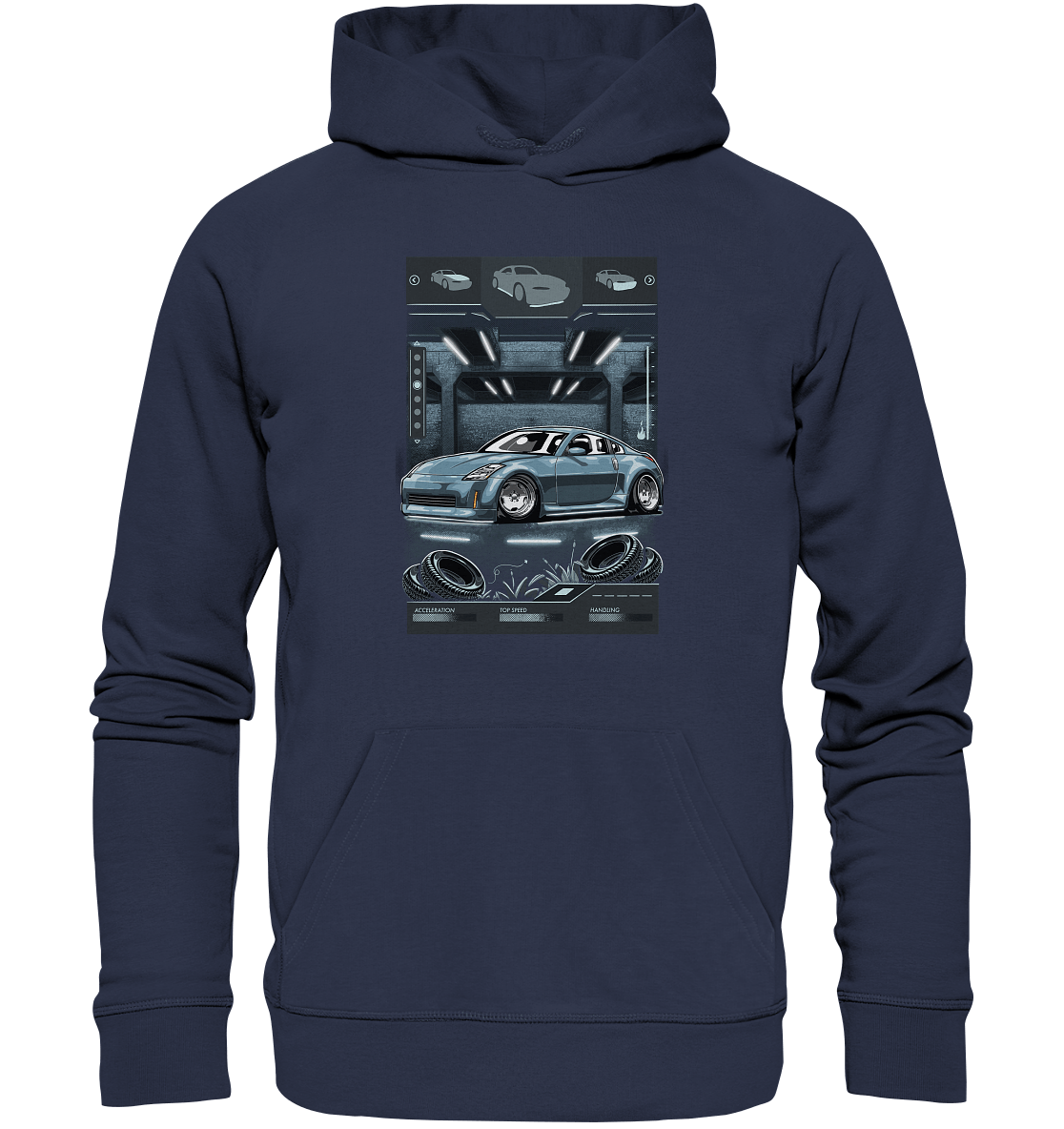 Underground Nissan 350Z - Premium Unisex Hoodie - MotoMerch.de