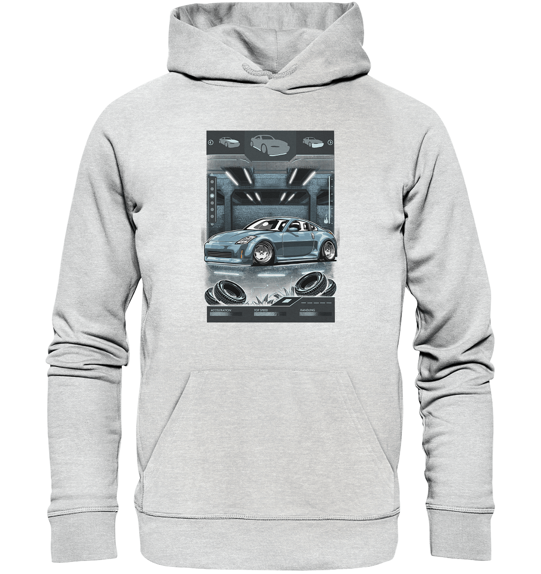 Underground Nissan 350Z - Premium Unisex Hoodie - MotoMerch.de