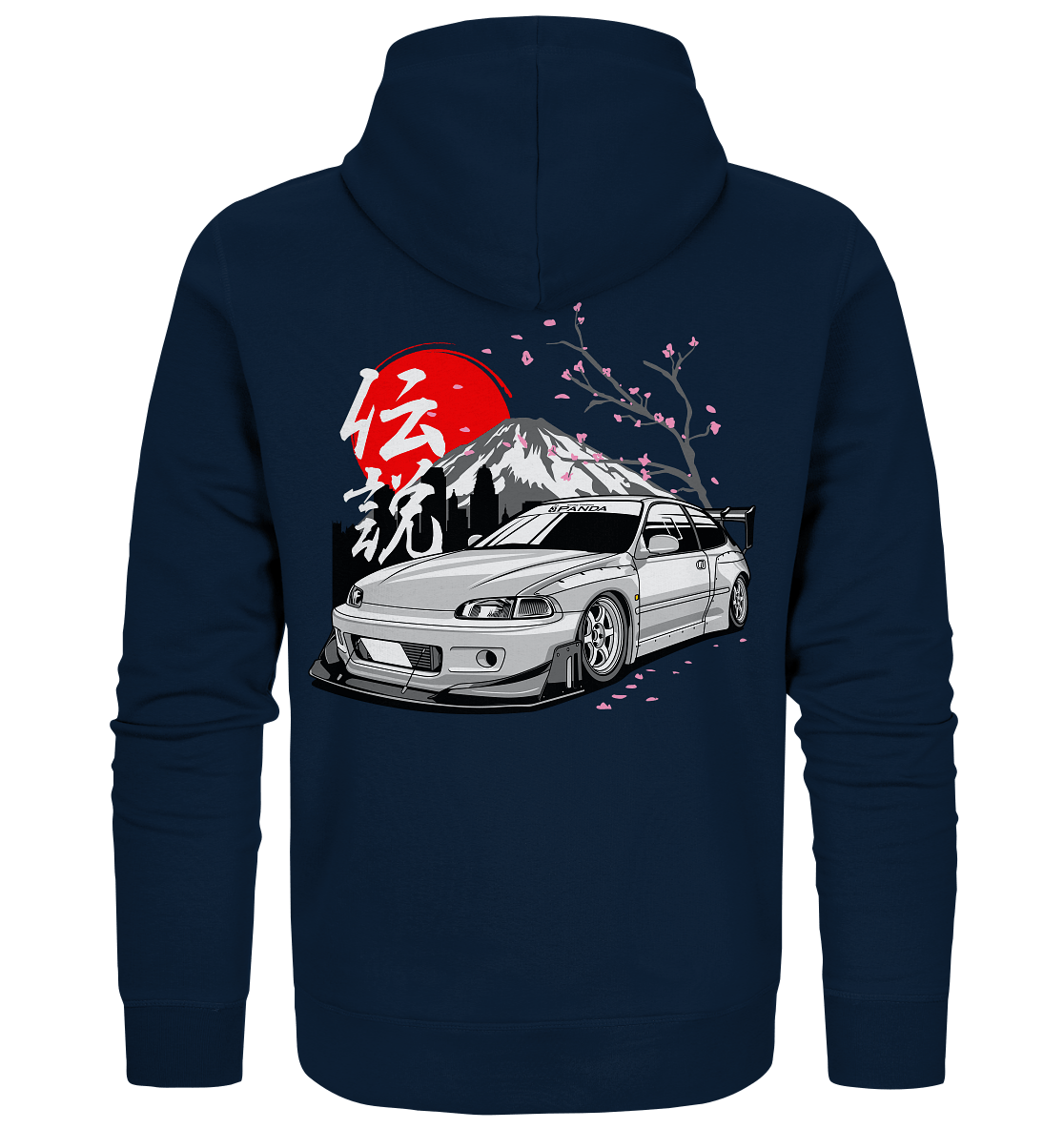 Widebody Honda Civic EG6 - Organic Zipper - MotoMerch.de