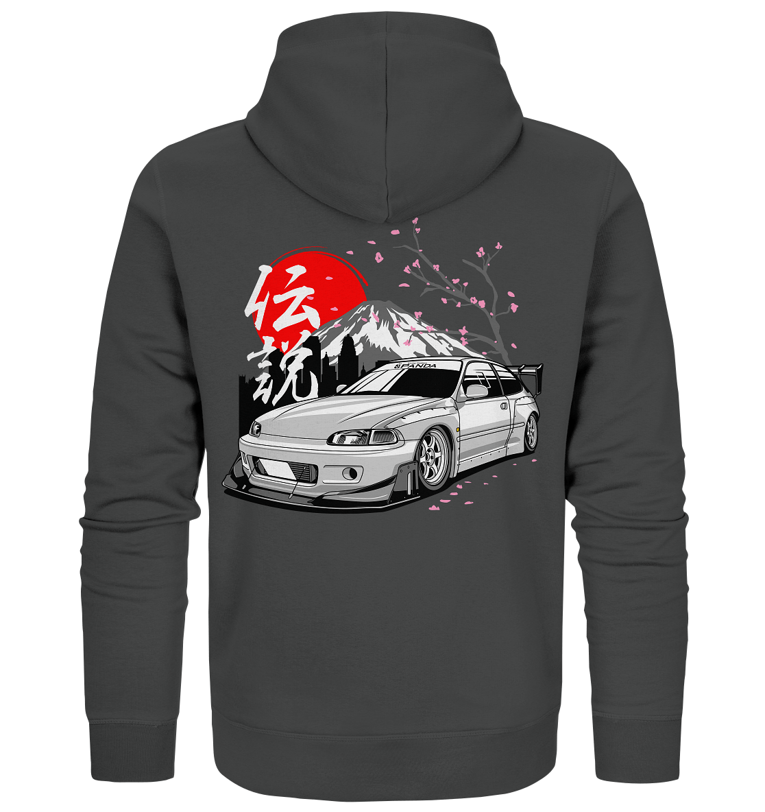 Widebody Honda Civic EG6 - Organic Zipper - MotoMerch.de