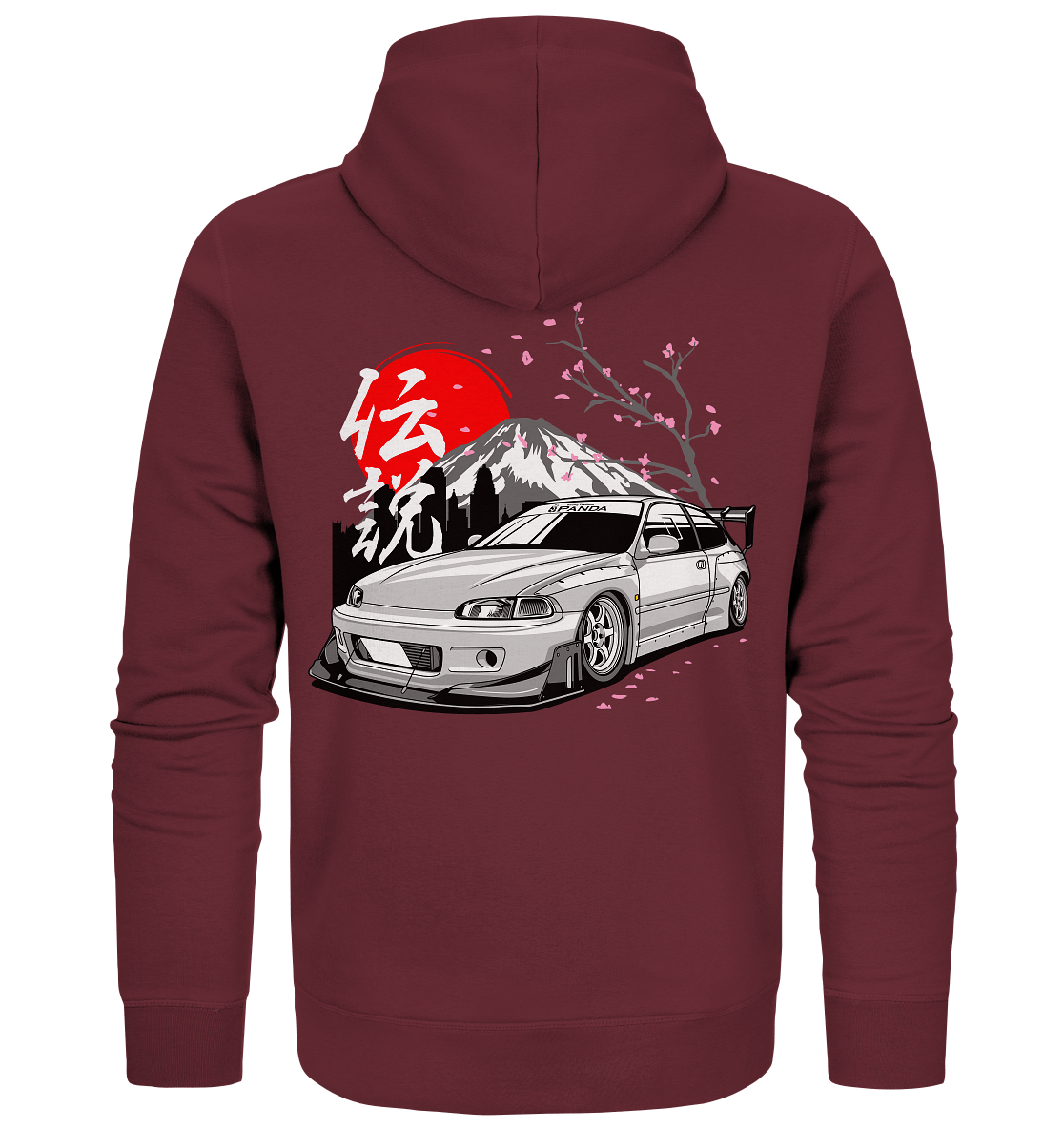 Widebody Honda Civic EG6 - Organic Zipper - MotoMerch.de