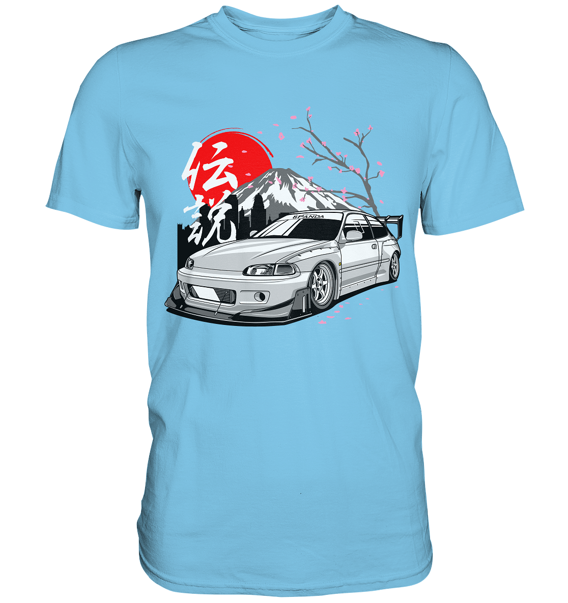 Widebody Honda Civic EG6 - Premium Shirt - MotoMerch.de