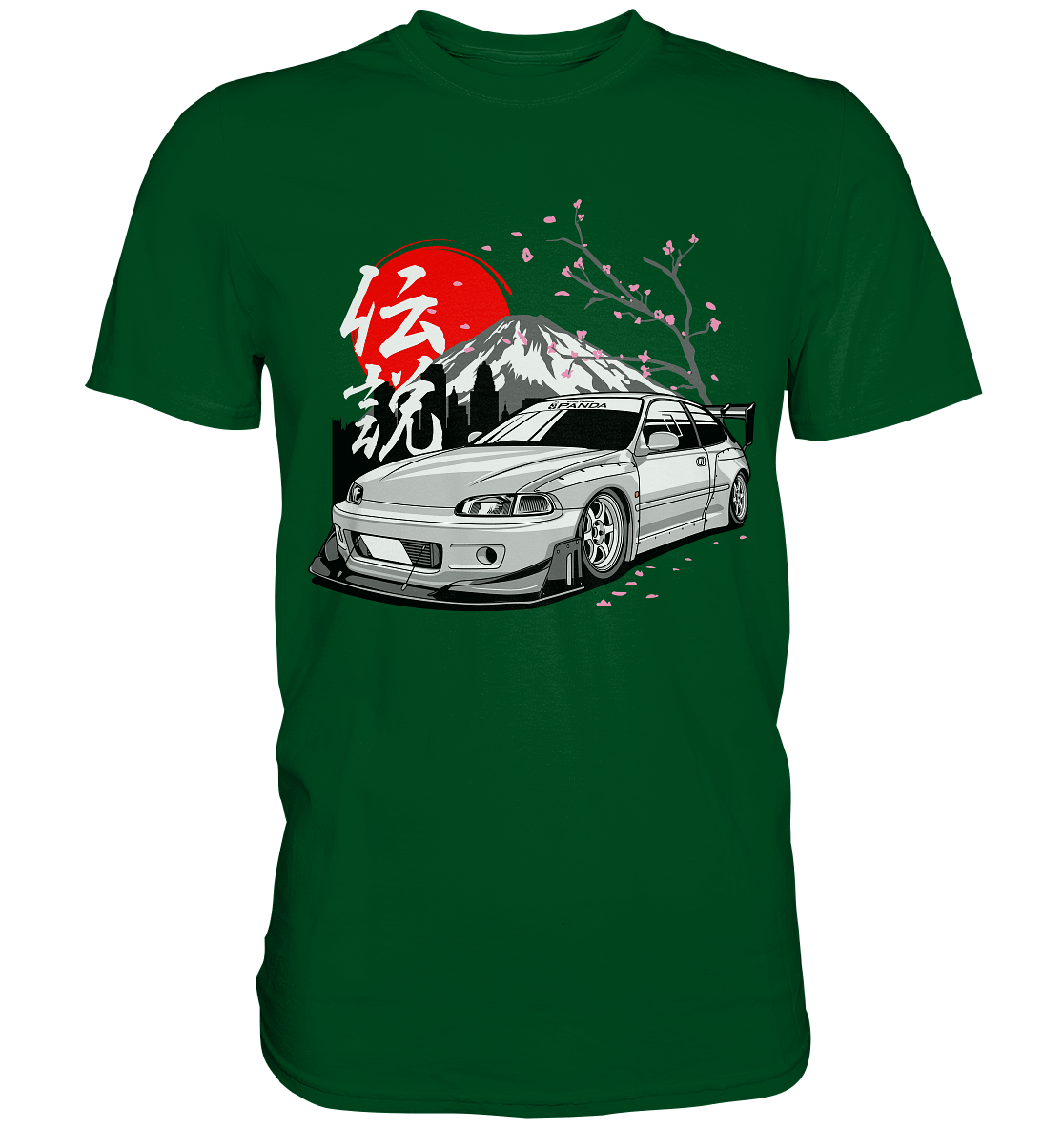 Widebody Honda Civic EG6 - Premium Shirt - MotoMerch.de