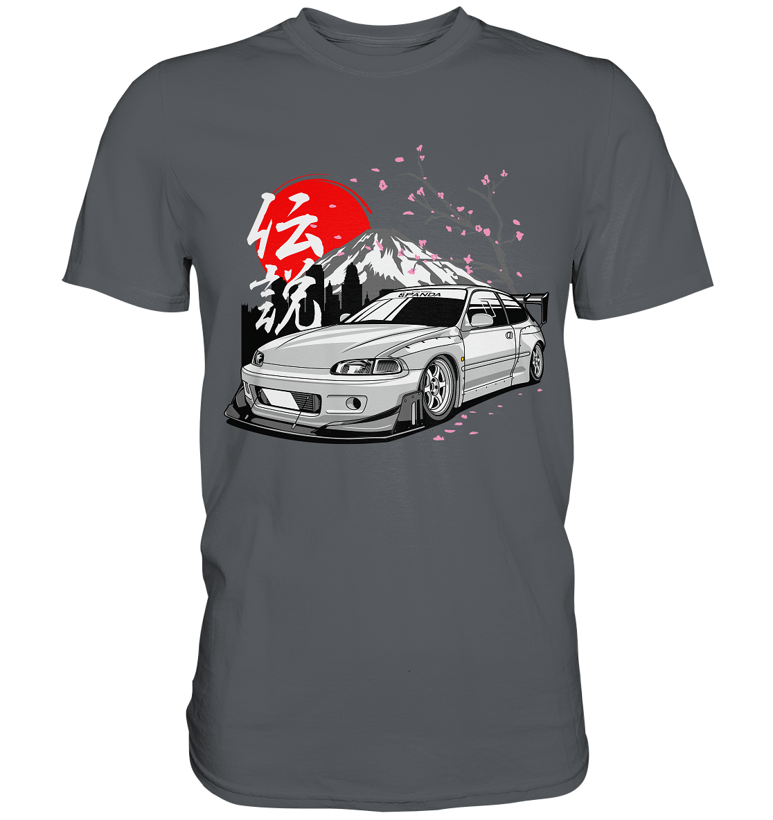 Widebody Honda Civic EG6 - Premium Shirt - MotoMerch.de