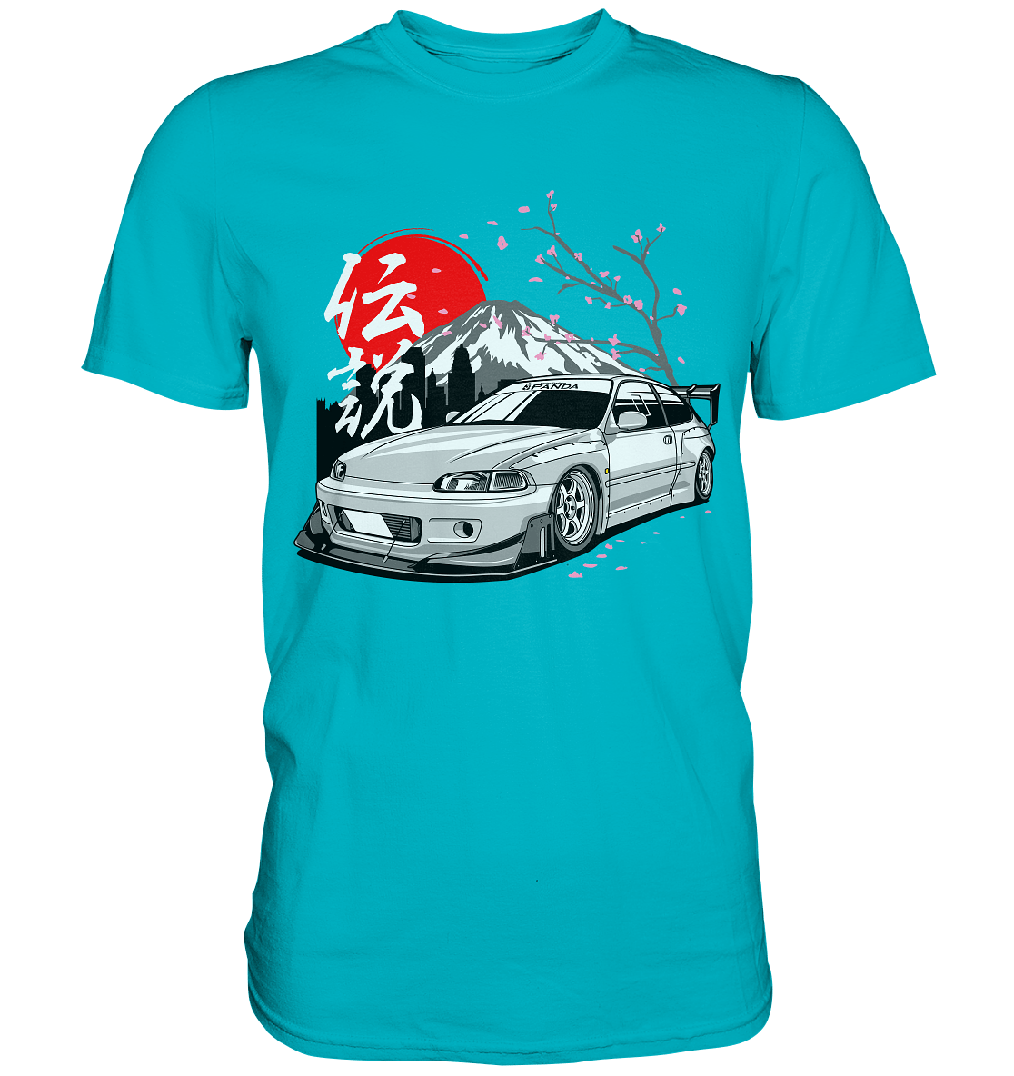 Widebody Honda Civic EG6 - Premium Shirt - MotoMerch.de