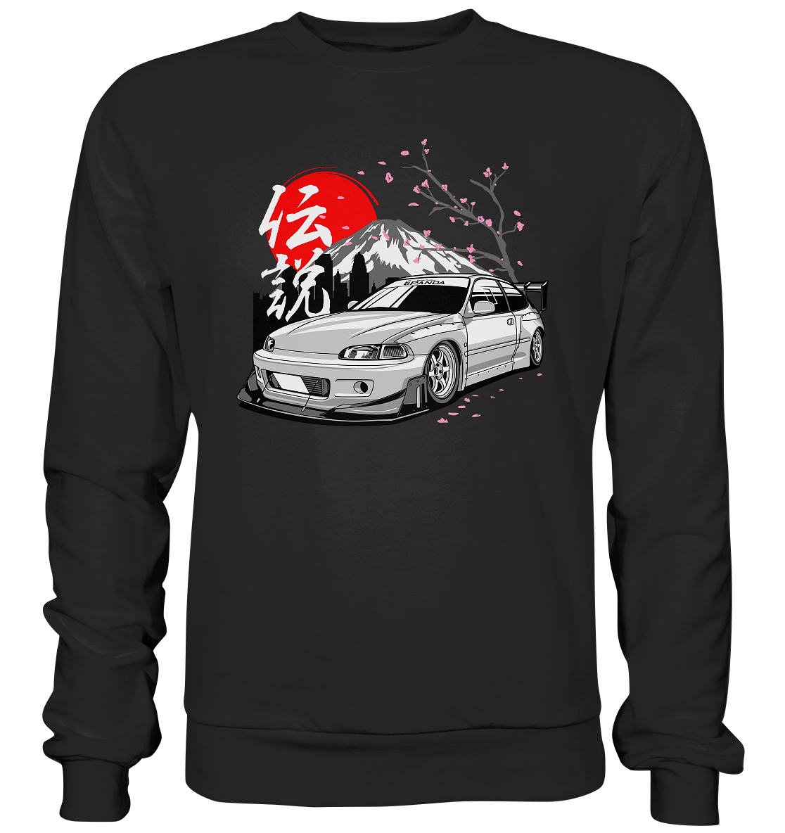 Widebody Honda Civic EG6 - Premium Sweatshirt - MotoMerch.de