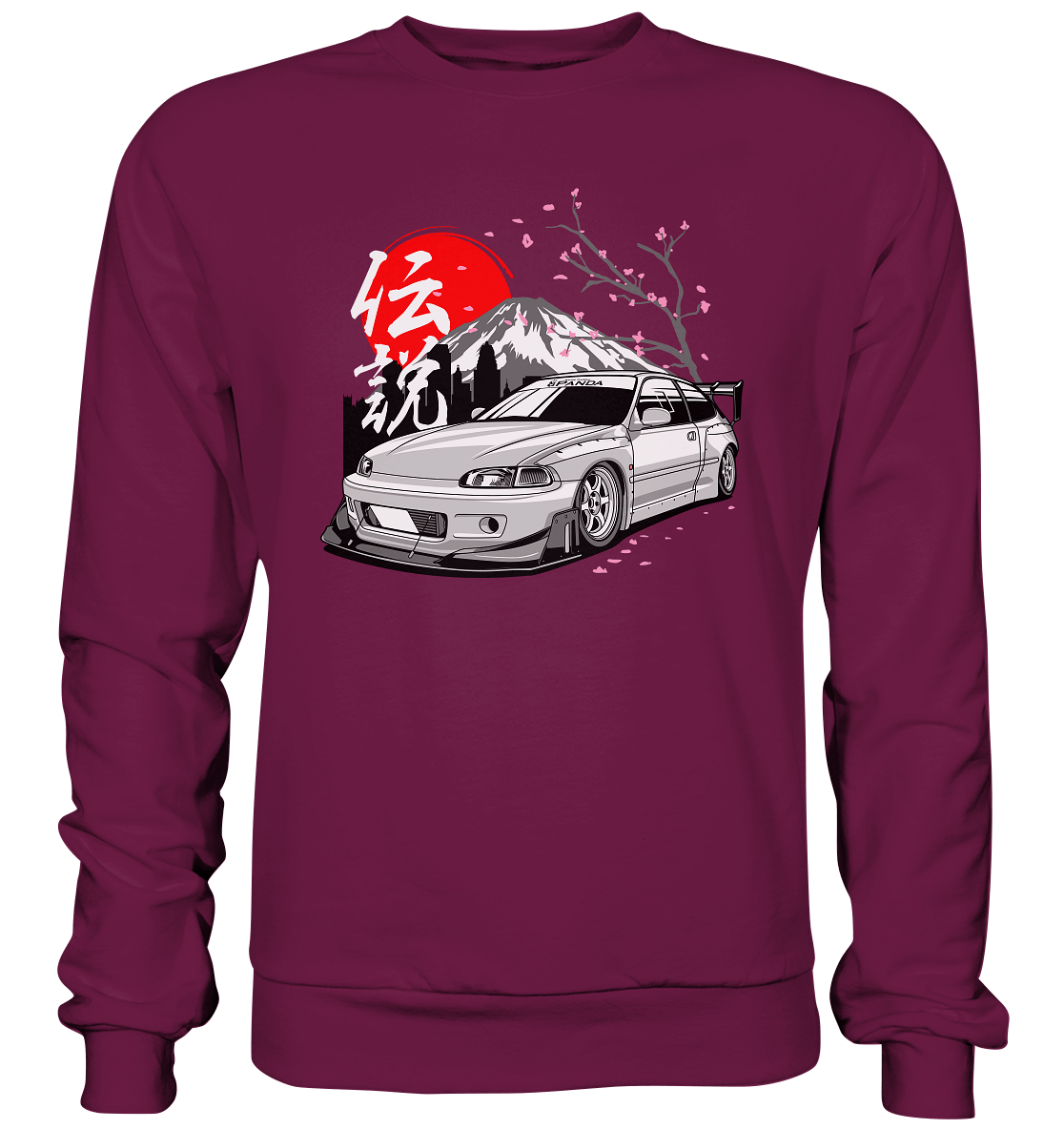 Widebody Honda Civic EG6 - Premium Sweatshirt - MotoMerch.de